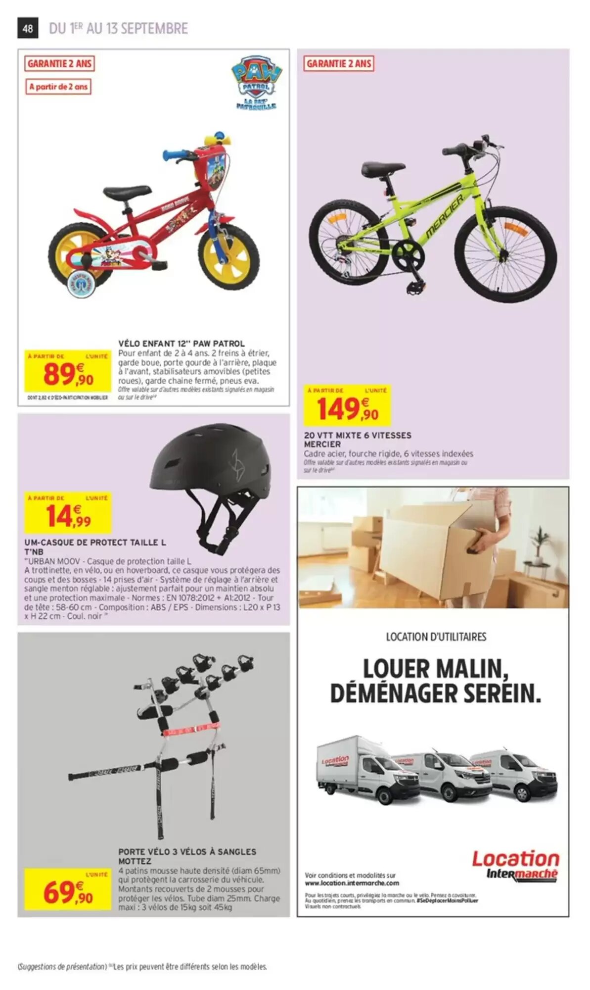 Prospectus promotionnel Intermarché Hyper valable à partir du 01/09/2026 - Page 48.