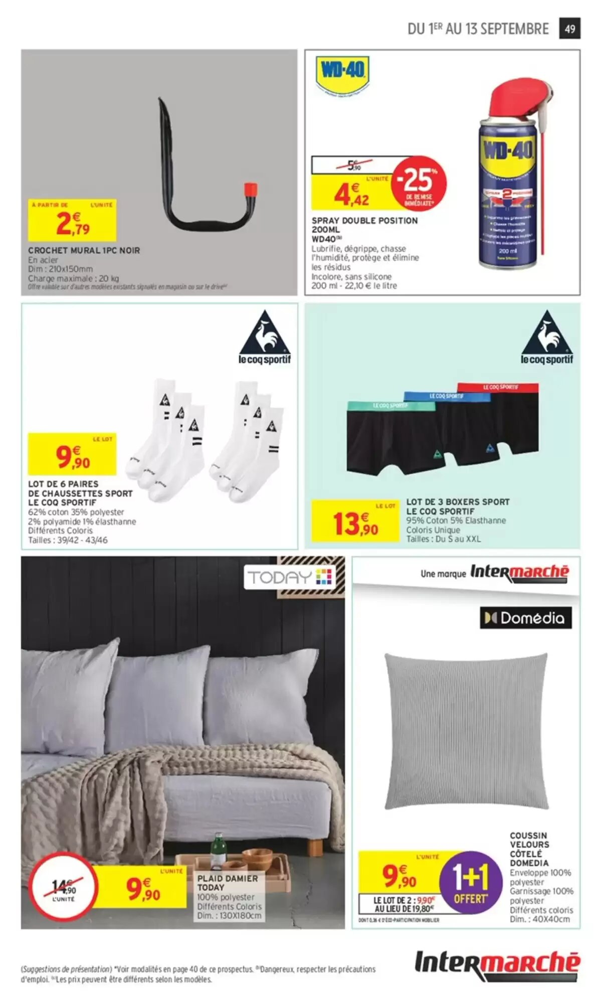 Prospectus promotionnel Intermarché Hyper valable à partir du 01/09/2026 - Page 49.