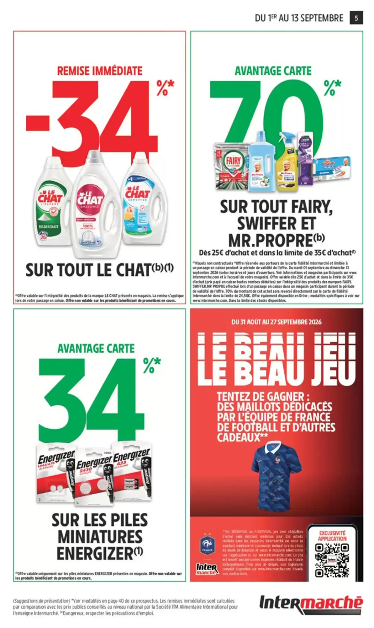 Prospectus promotionnel Intermarché Hyper valable à partir du 01/09/2026 - Page 5.