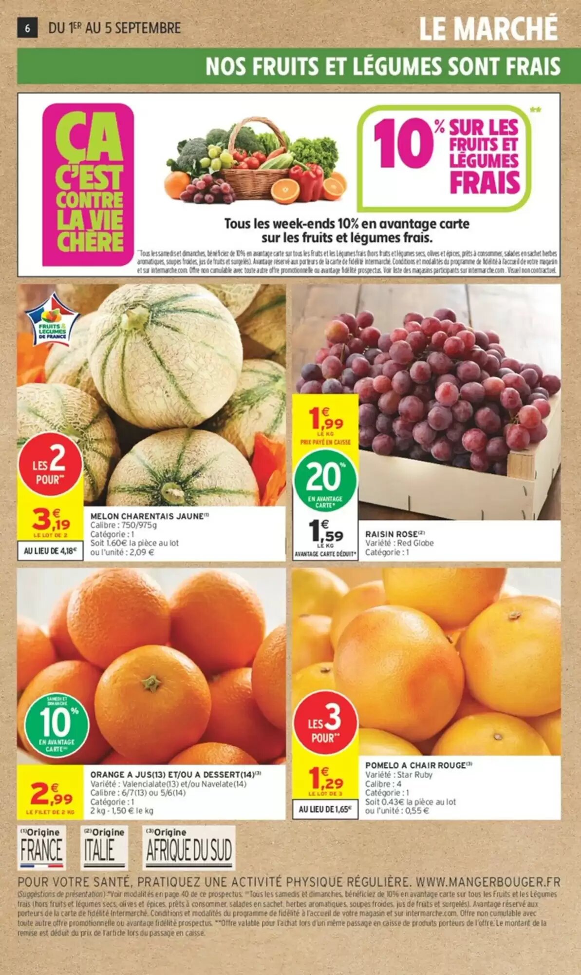Prospectus promotionnel Intermarché Hyper valable à partir du 01/09/2026 - Page 6.