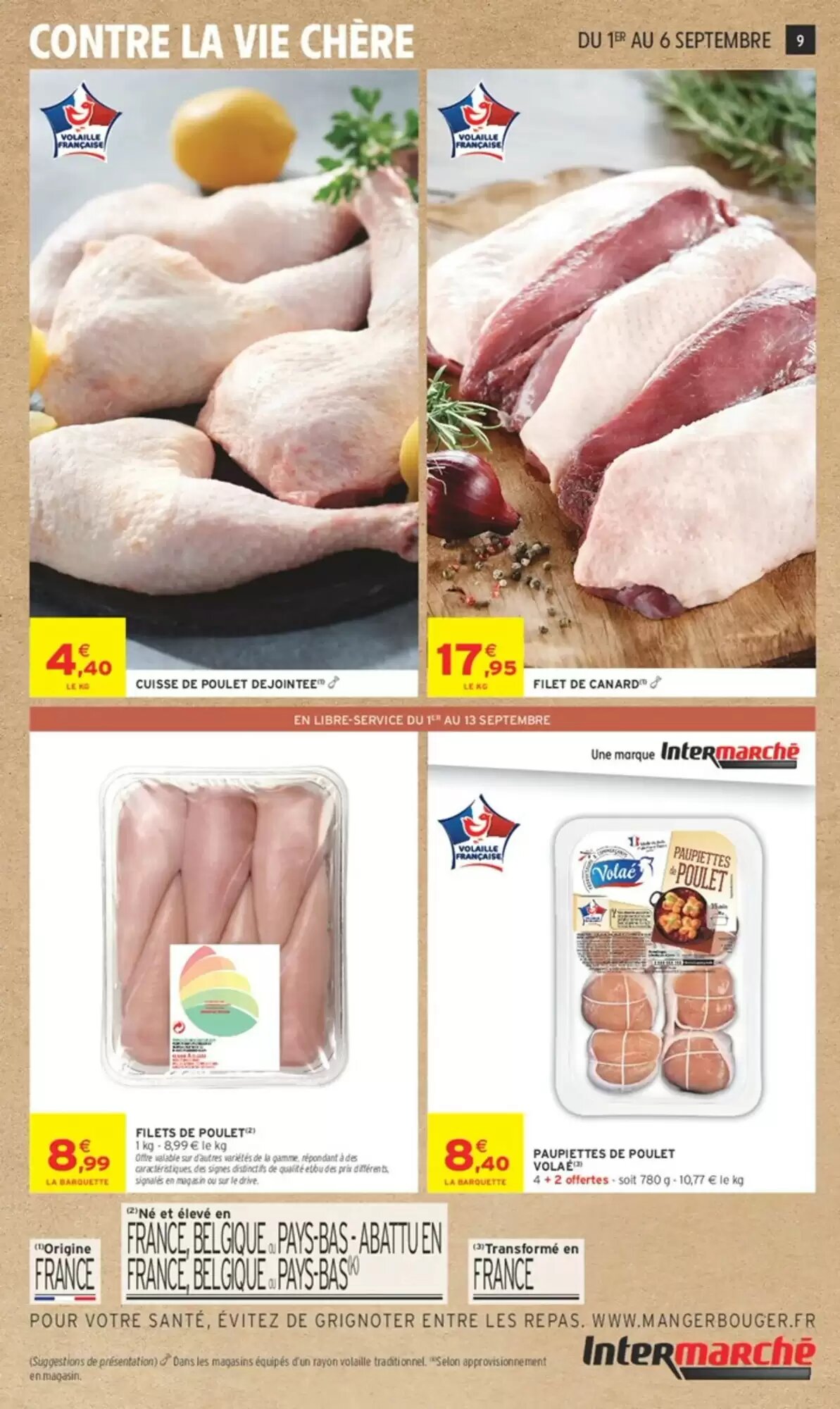 Prospectus promotionnel Intermarché Hyper valable à partir du 01/09/2026 - Page 9.