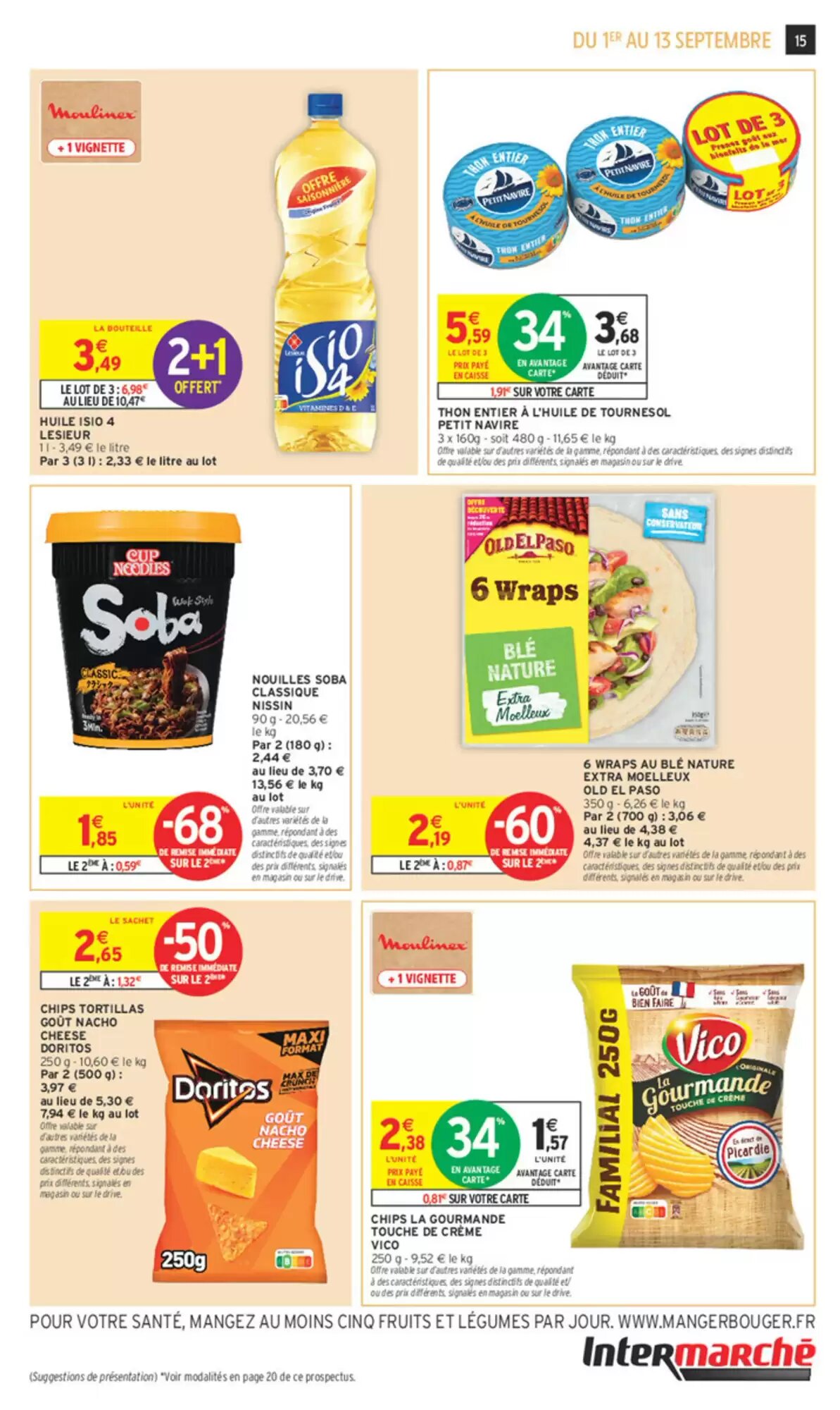 Prospectus promotionnel Intermarché valable à partir du 01/09/2026 - Page 15.