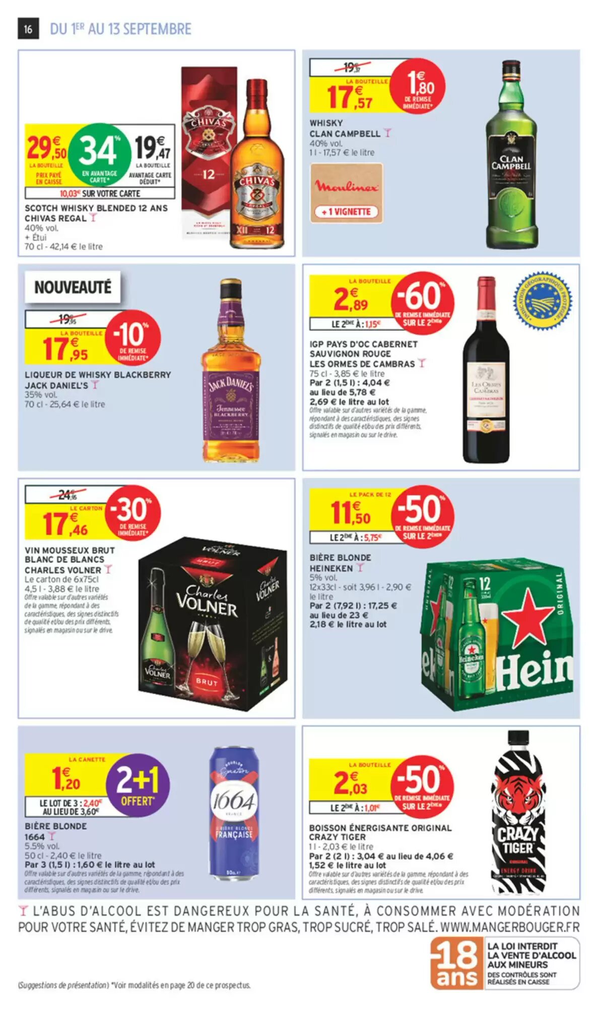 Prospectus promotionnel Intermarché valable à partir du 01/09/2026 - Page 16.
