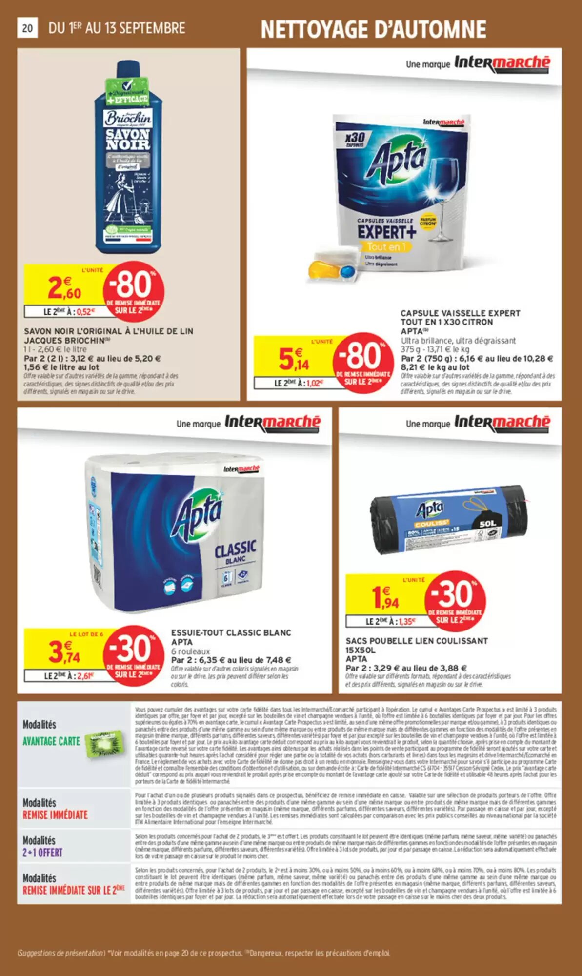 Prospectus promotionnel Intermarché valable à partir du 01/09/2026 - Page 20.