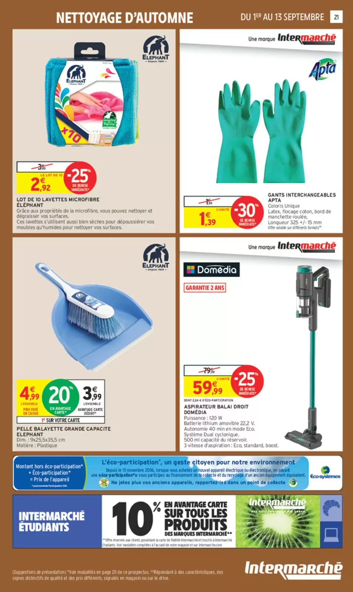Prospectus promotionnel Intermarché valable à partir du 01/09/2026 - Page 21.