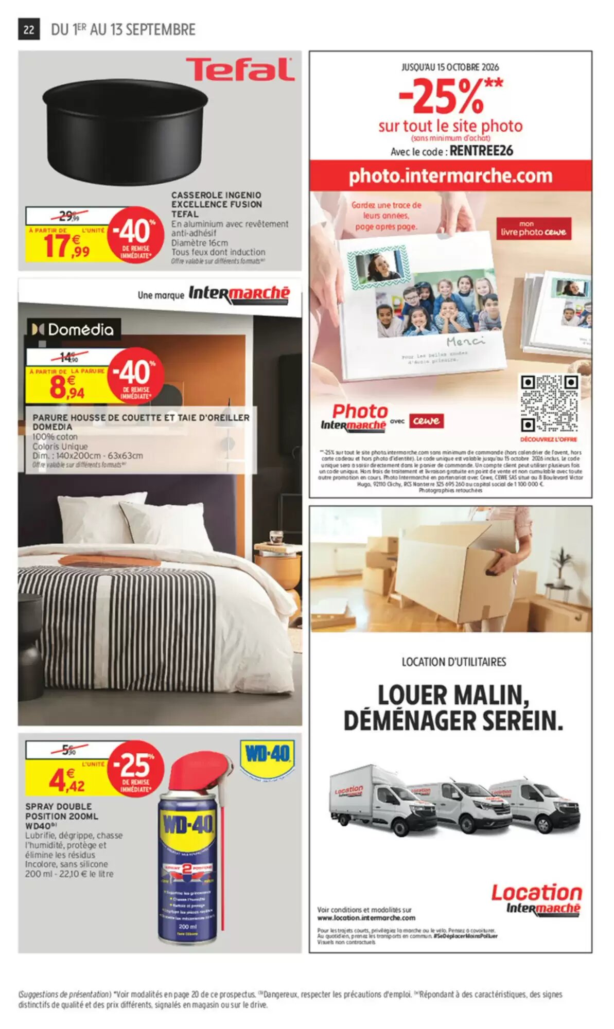 Prospectus promotionnel Intermarché valable à partir du 01/09/2026 - Page 22.