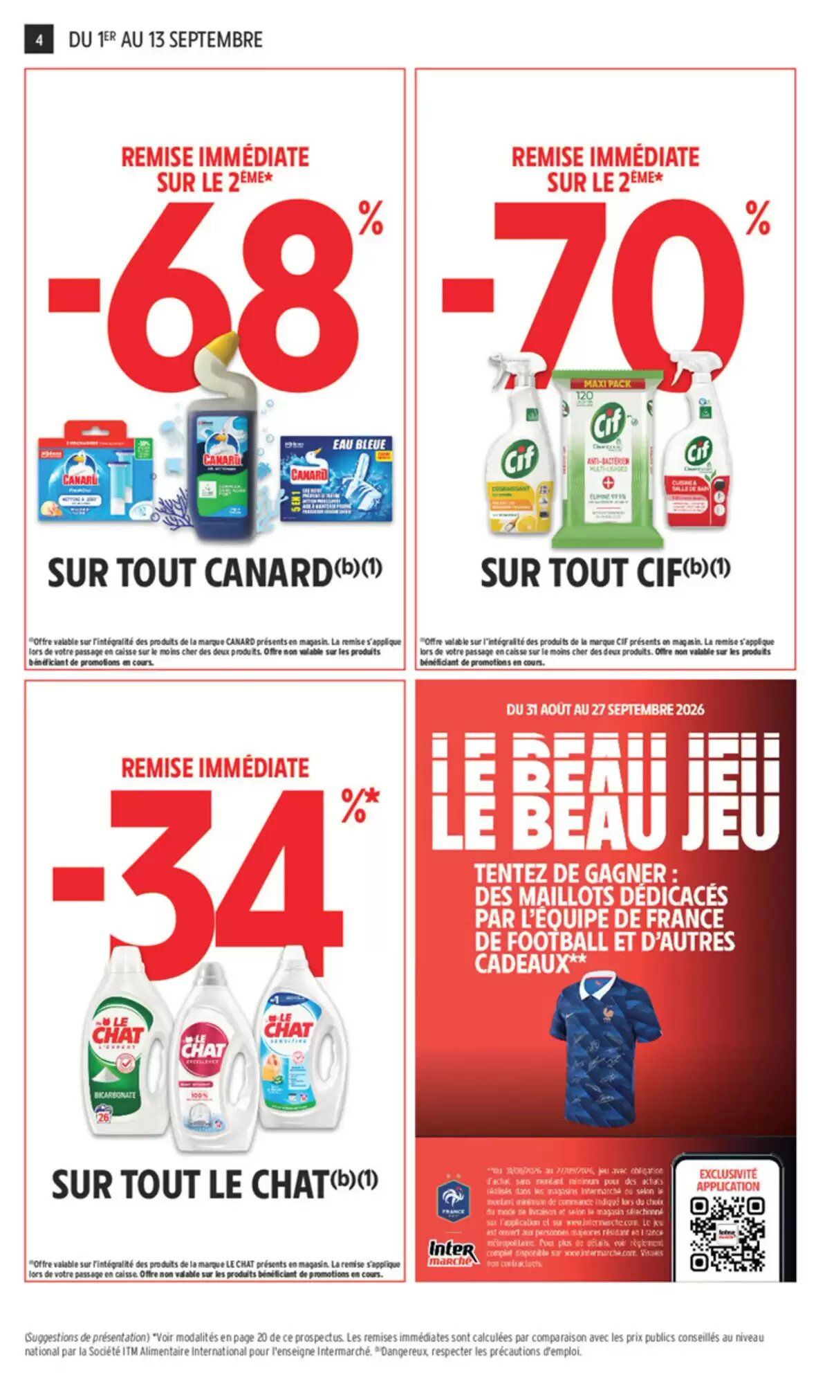 Prospectus promotionnel Intermarché valable à partir du 01/09/2026 - Page 4.