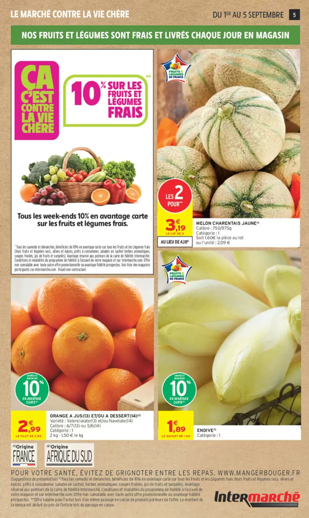 Prospectus promotionnel Intermarché valable à partir du 01/09/2026 - Page 5.