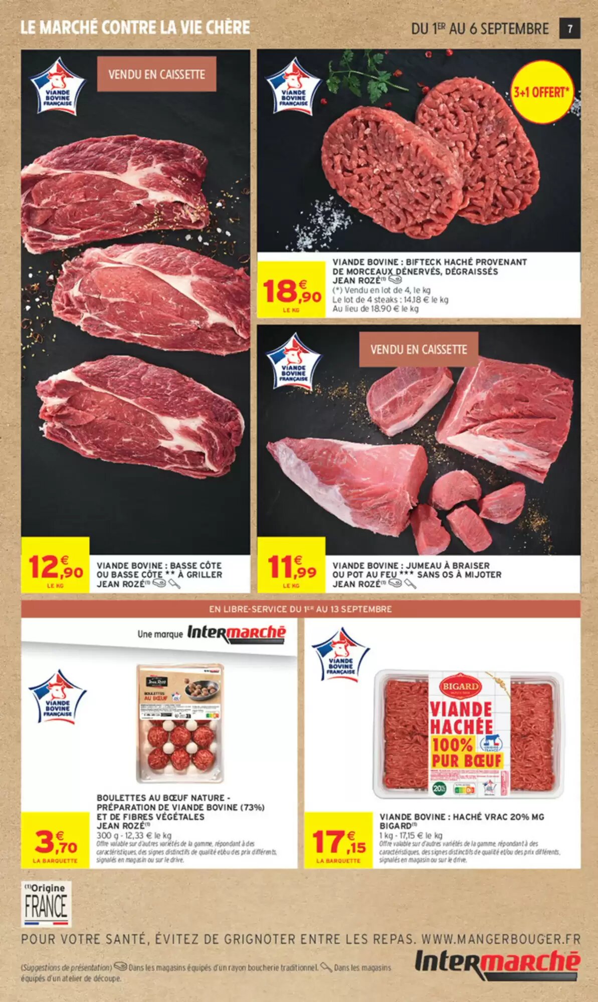 Prospectus promotionnel Intermarché valable à partir du 01/09/2026 - Page 7.