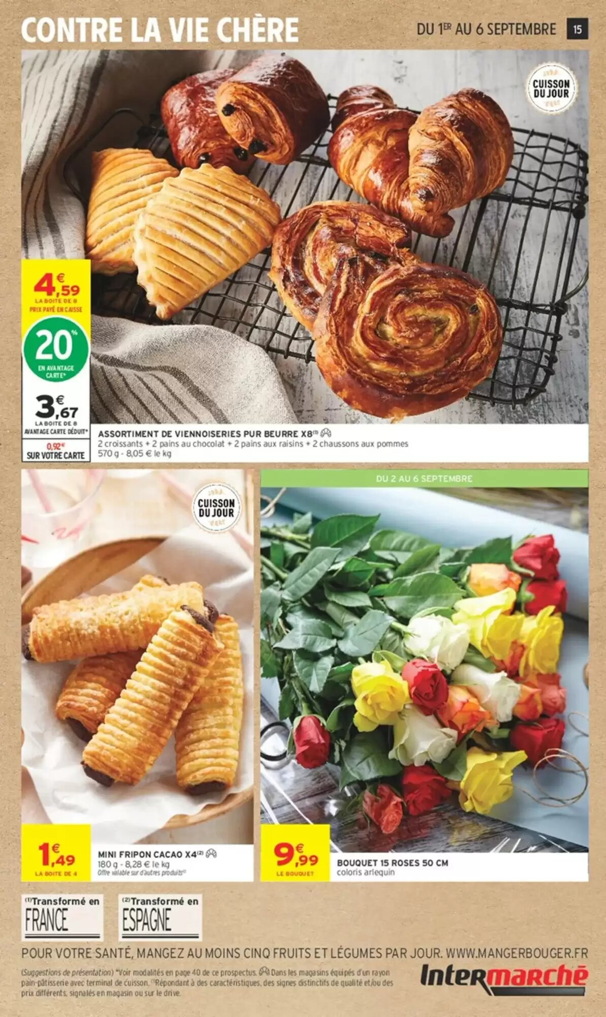 Prospectus promotionnel Intermarché valable à partir du 01/09/2026 - Page 15.