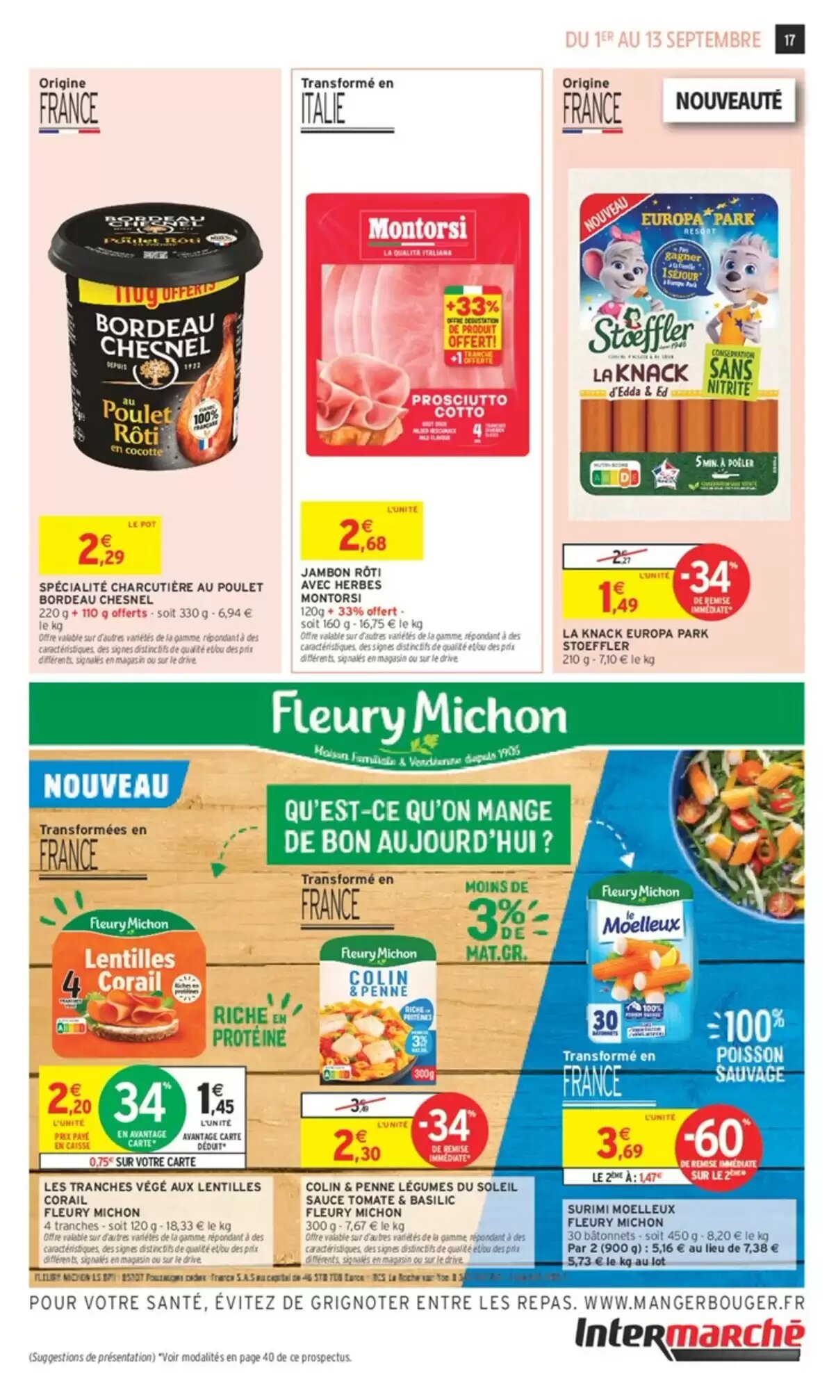 Prospectus promotionnel Intermarché valable à partir du 01/09/2026 - Page 17.