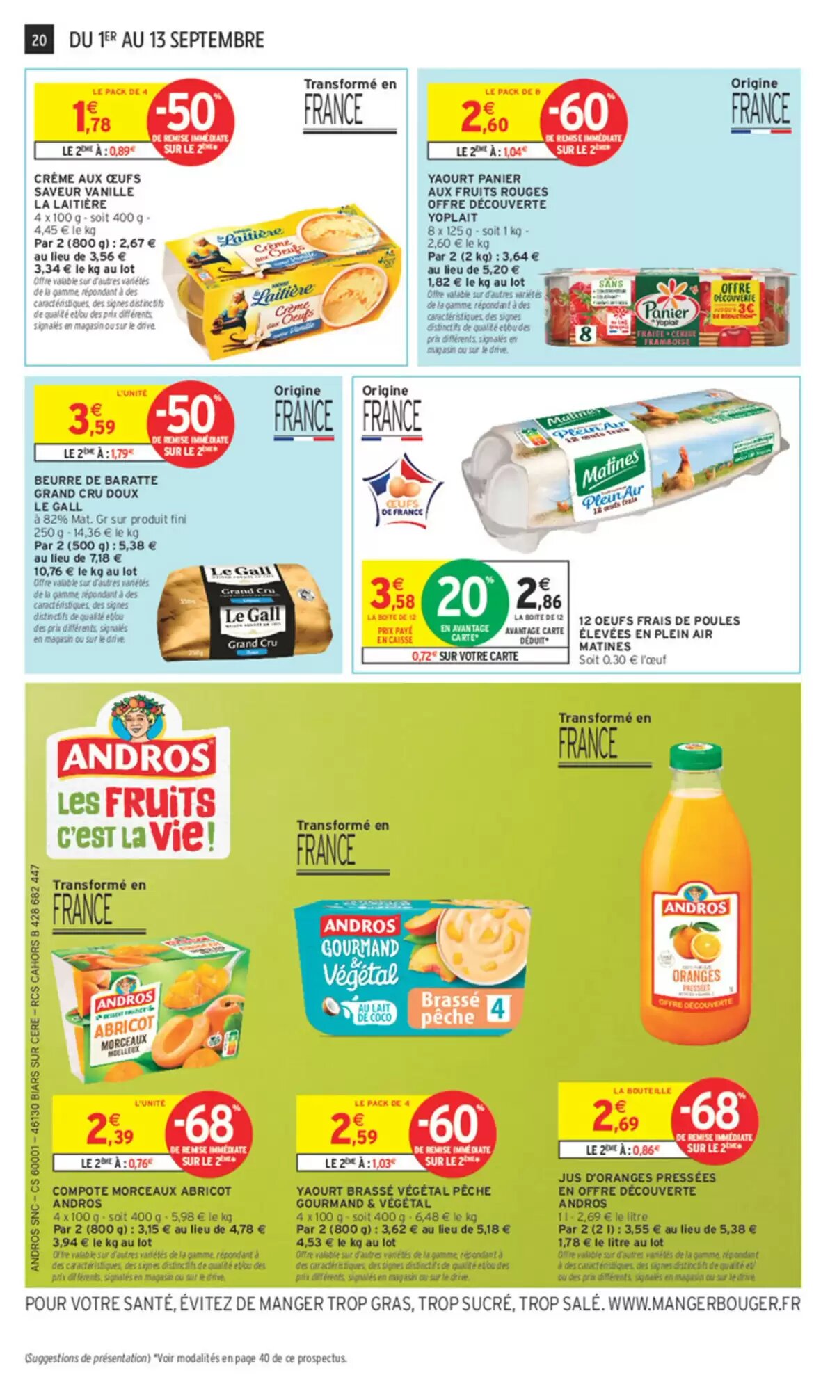 Prospectus promotionnel Intermarché valable à partir du 01/09/2026 - Page 20.
