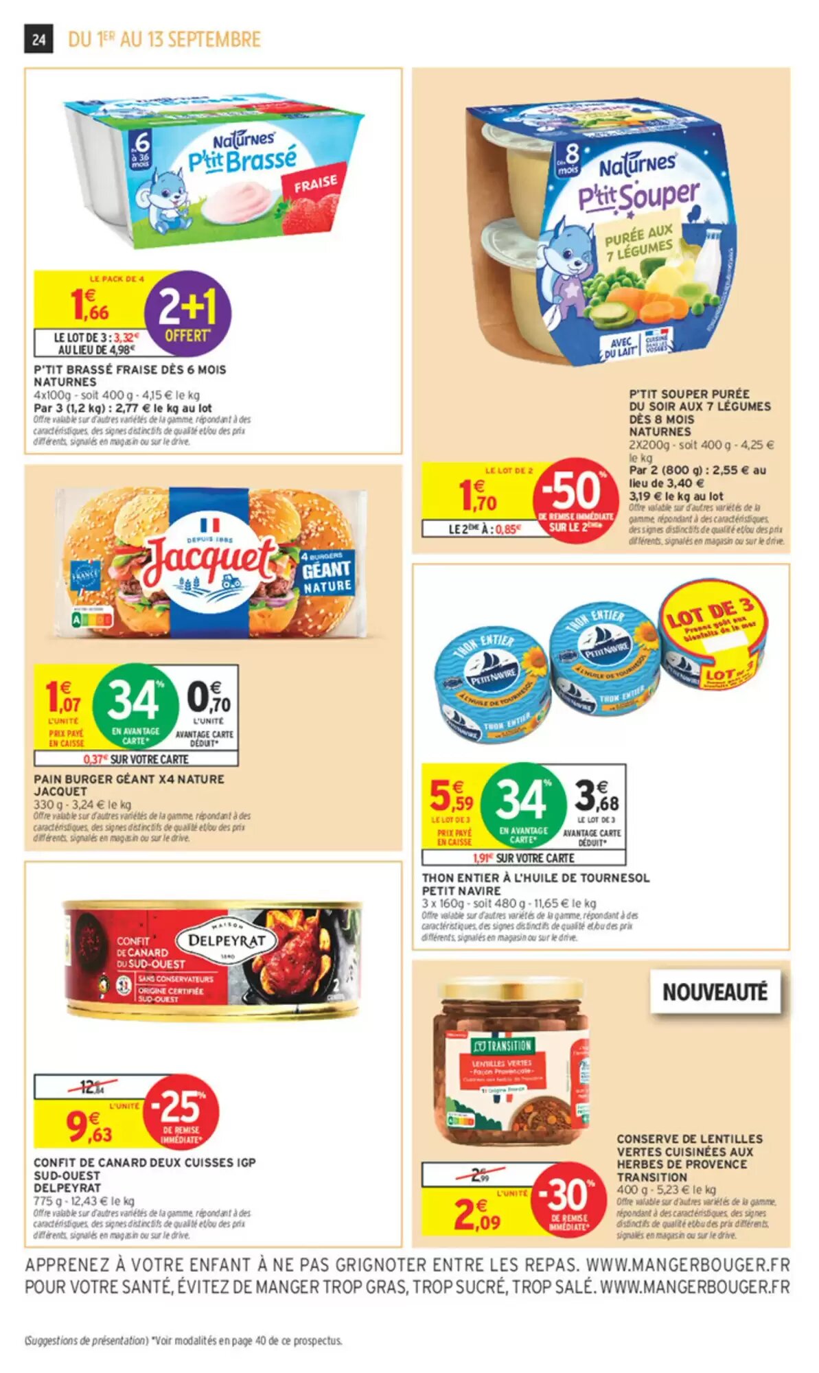 Prospectus promotionnel Intermarché valable à partir du 01/09/2026 - Page 24.