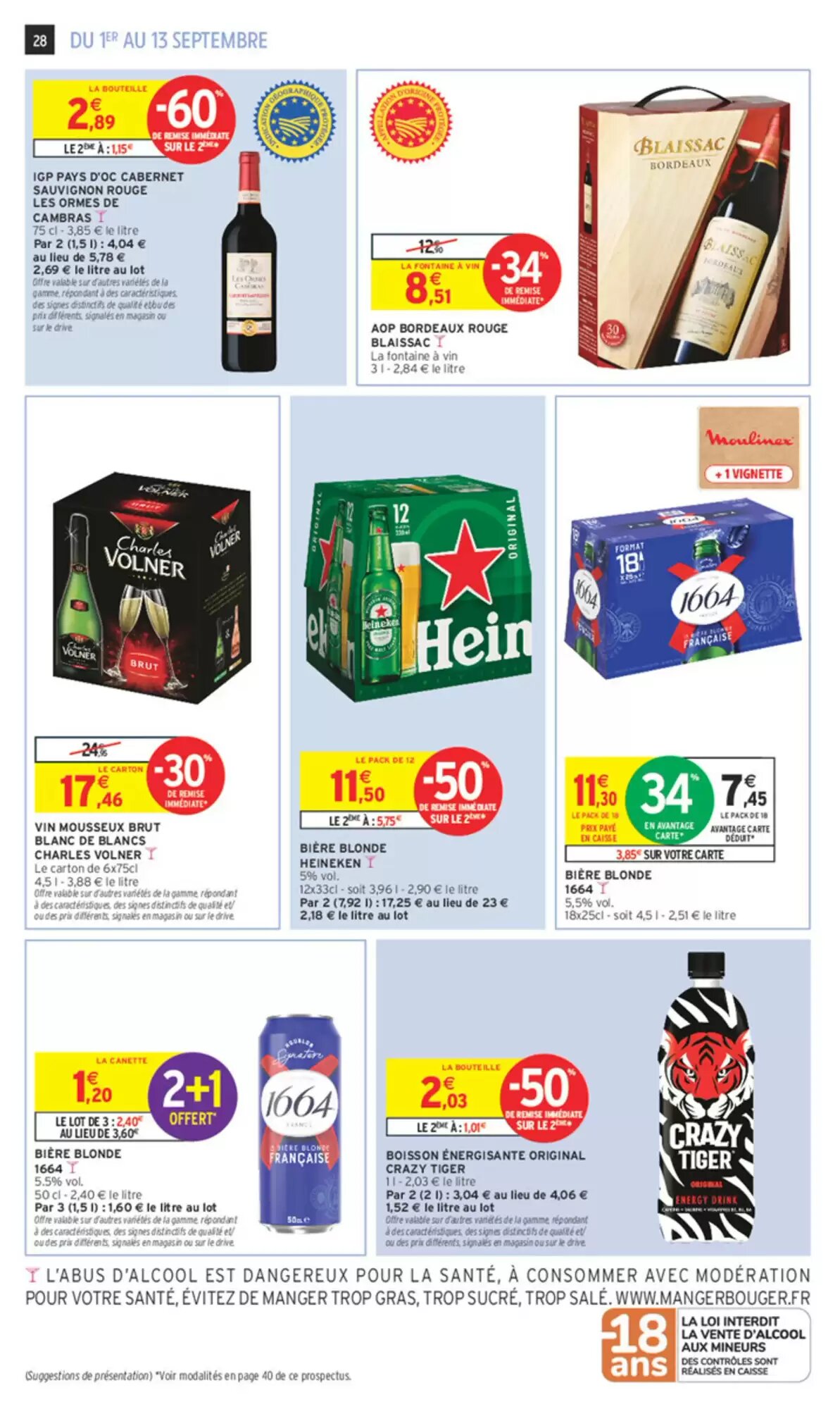 Prospectus promotionnel Intermarché valable à partir du 01/09/2026 - Page 28.