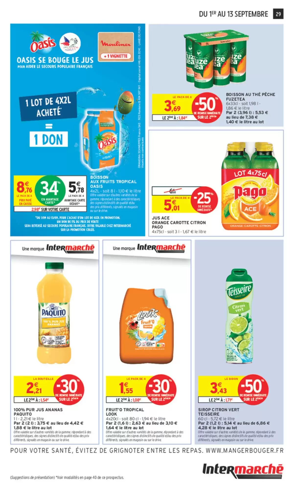 Prospectus promotionnel Intermarché valable à partir du 01/09/2026 - Page 29.