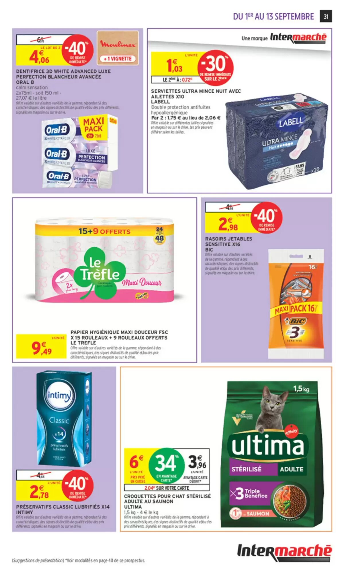 Prospectus promotionnel Intermarché valable à partir du 01/09/2026 - Page 31.