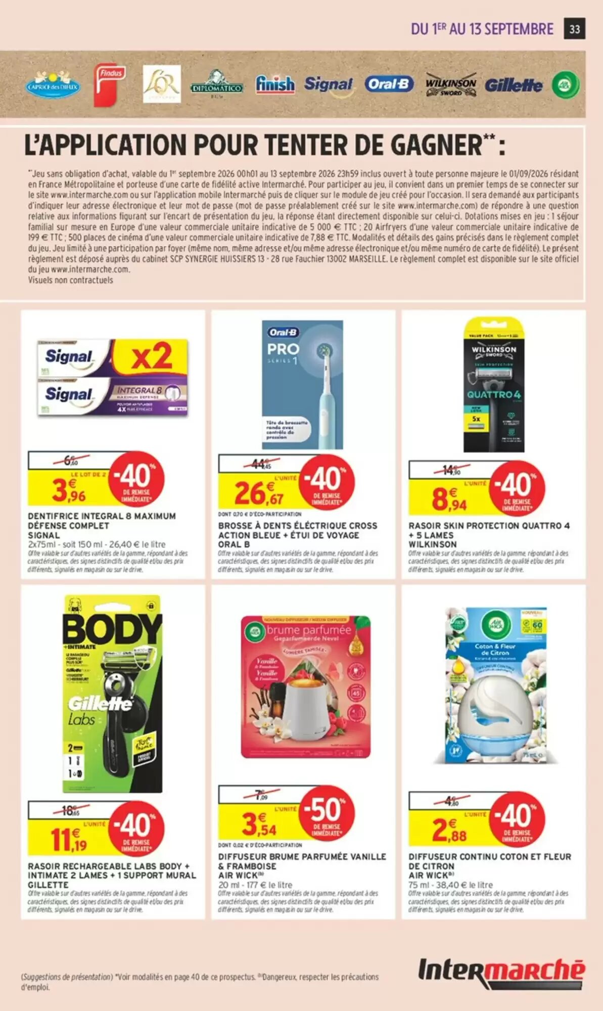 Prospectus promotionnel Intermarché valable à partir du 01/09/2026 - Page 33.