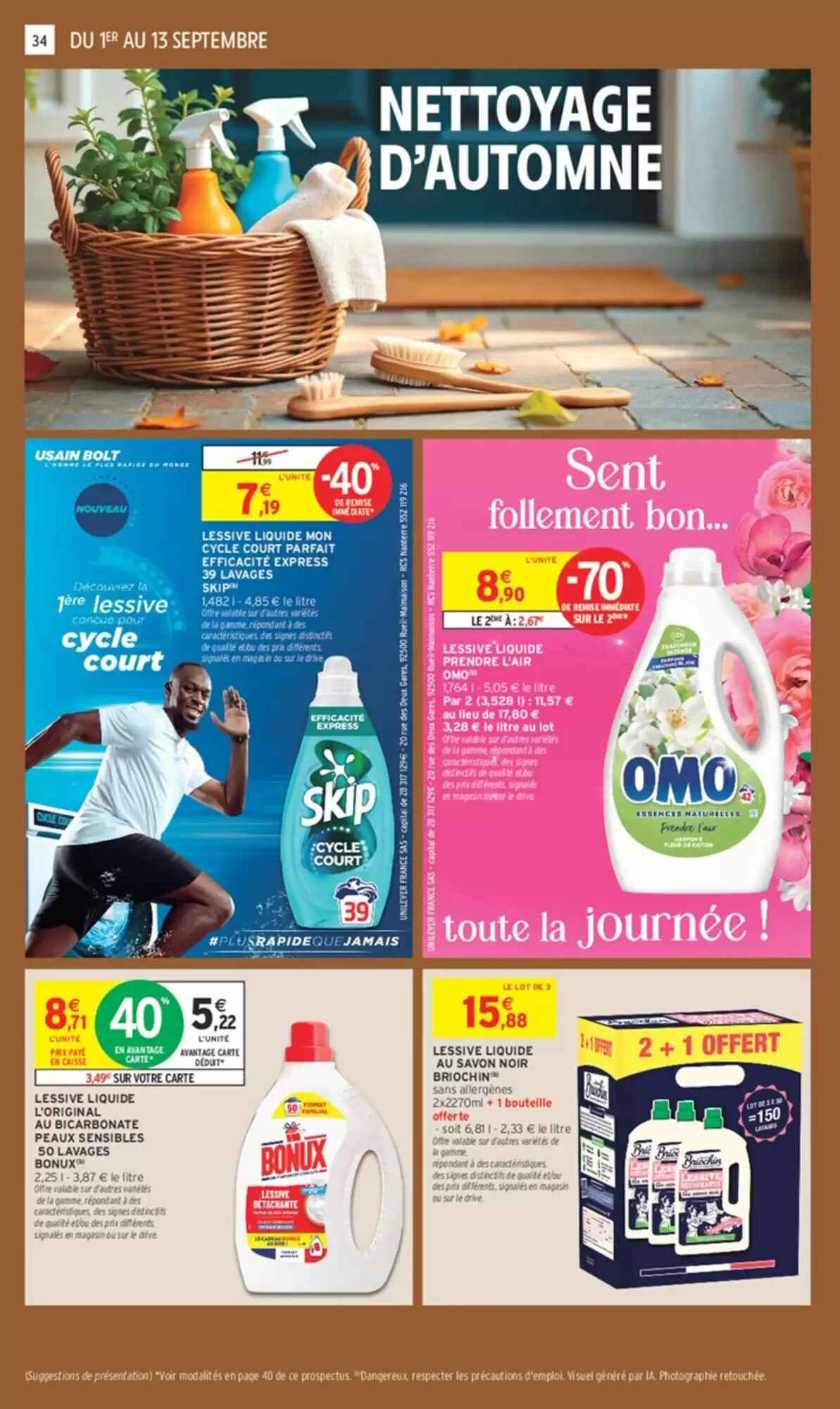 Prospectus promotionnel Intermarché valable à partir du 01/09/2026 - Page 34.
