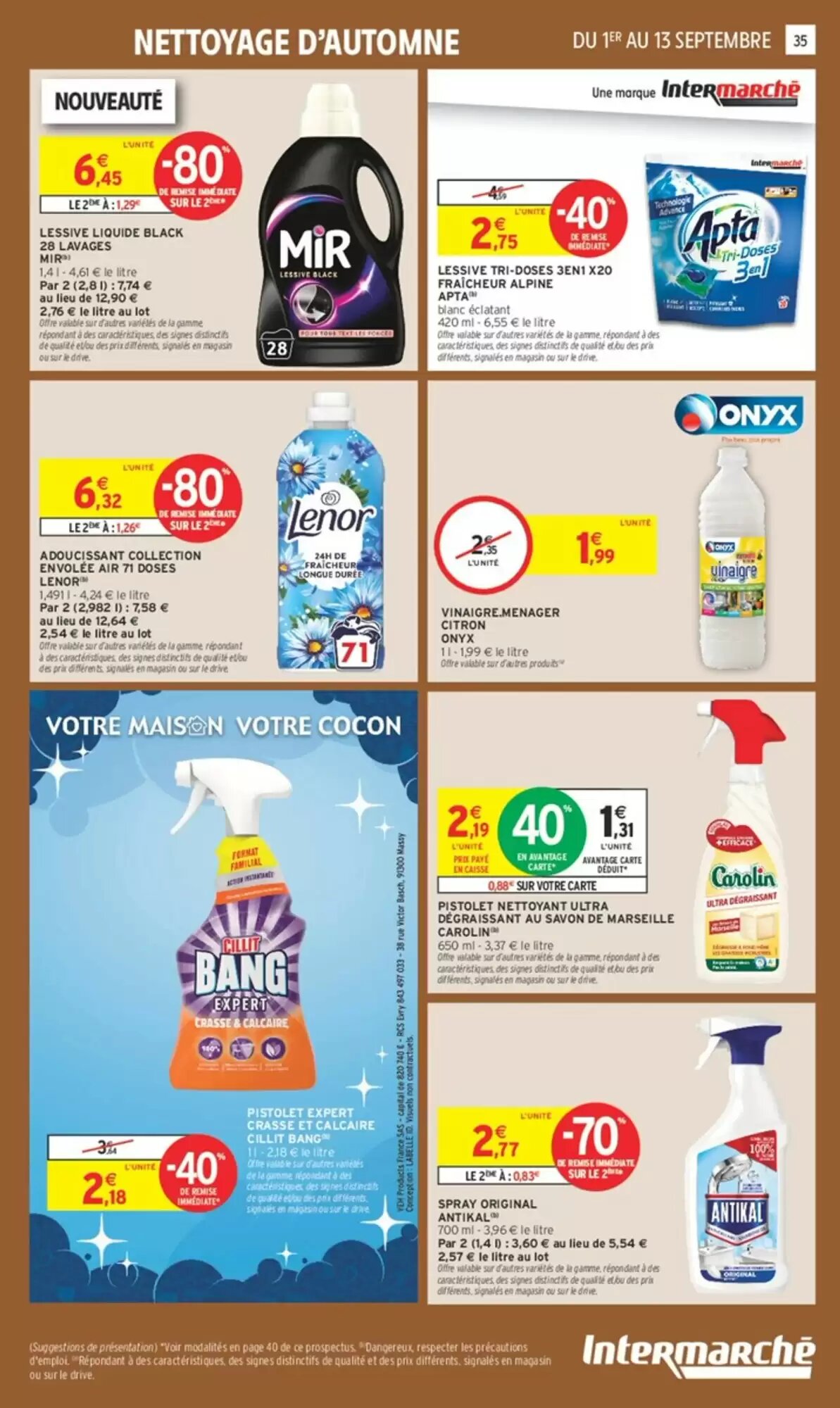 Prospectus promotionnel Intermarché valable à partir du 01/09/2026 - Page 35.