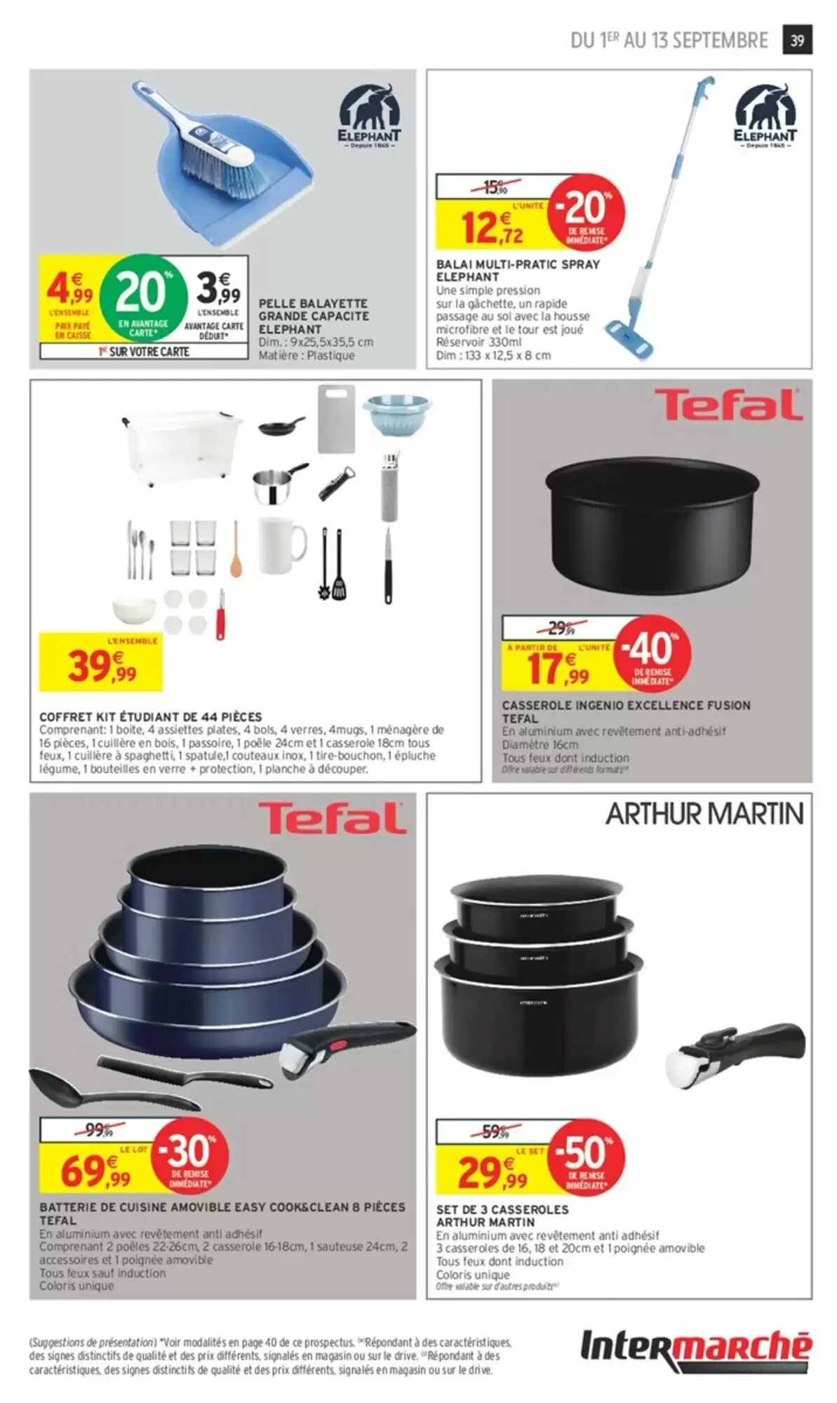 Prospectus promotionnel Intermarché valable à partir du 01/09/2026 - Page 39.