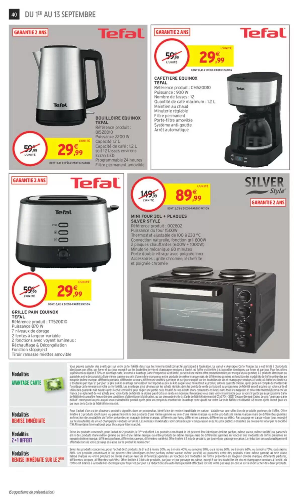 Prospectus promotionnel Intermarché valable à partir du 01/09/2026 - Page 40.