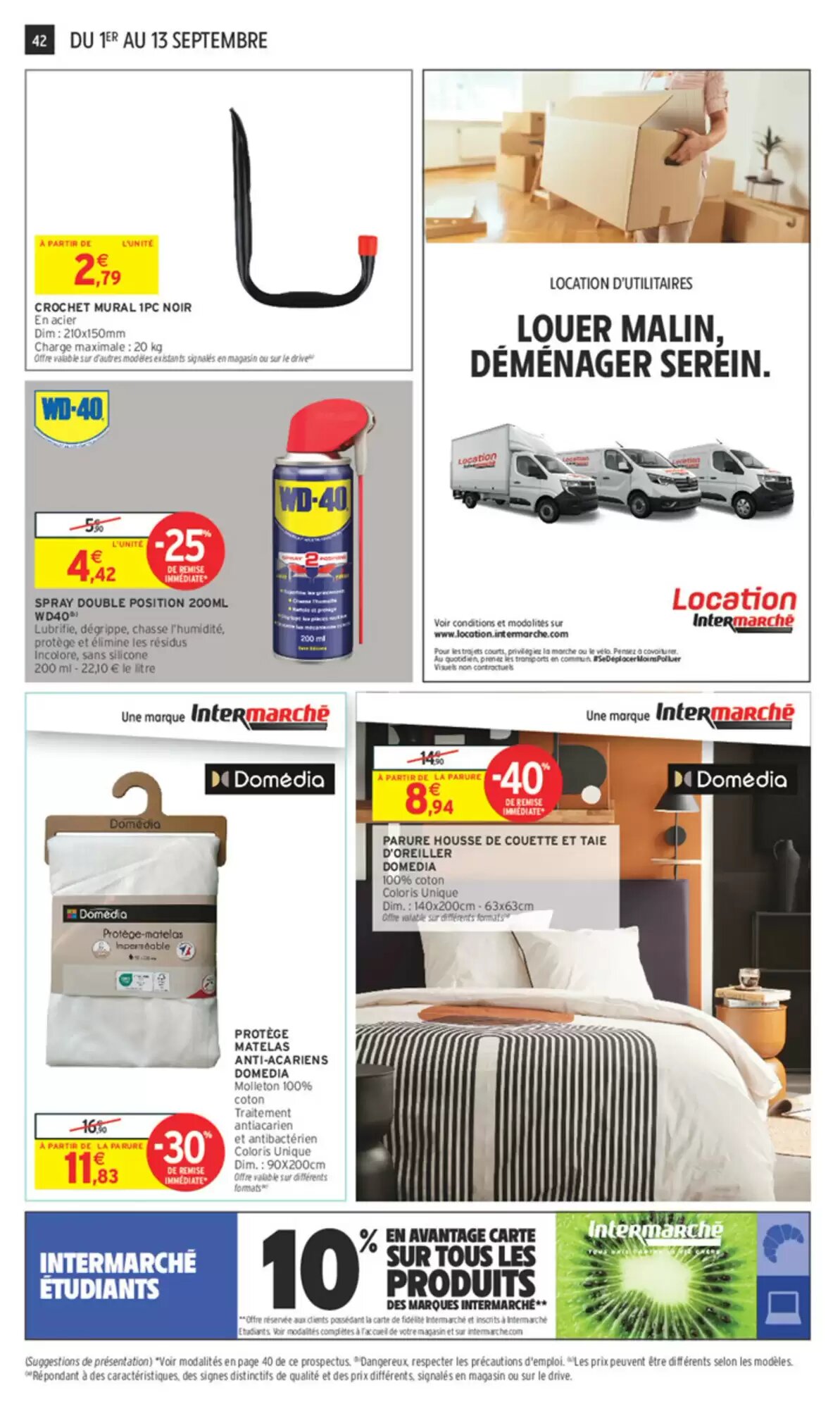 Prospectus promotionnel Intermarché valable à partir du 01/09/2026 - Page 42.