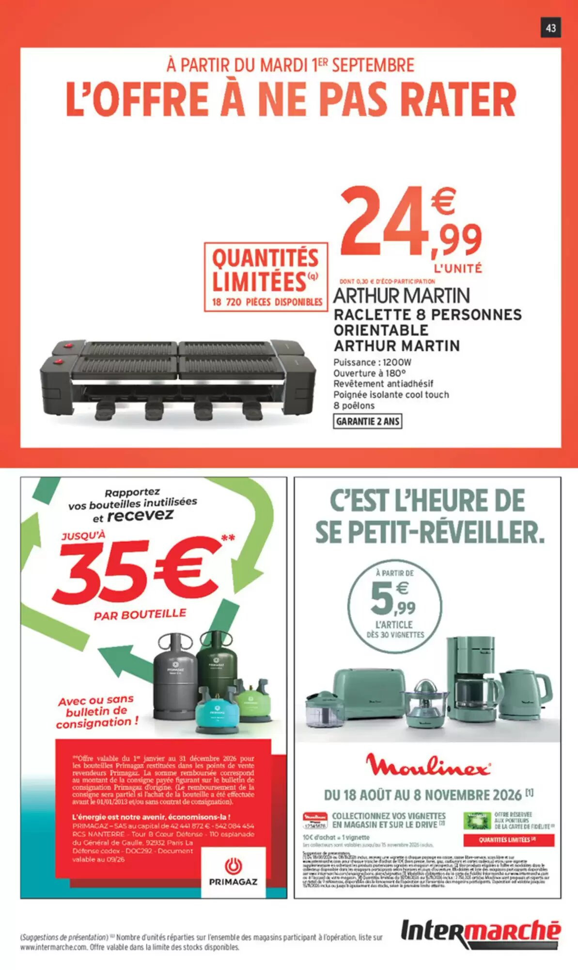 Prospectus promotionnel Intermarché valable à partir du 01/09/2026 - Page 43.