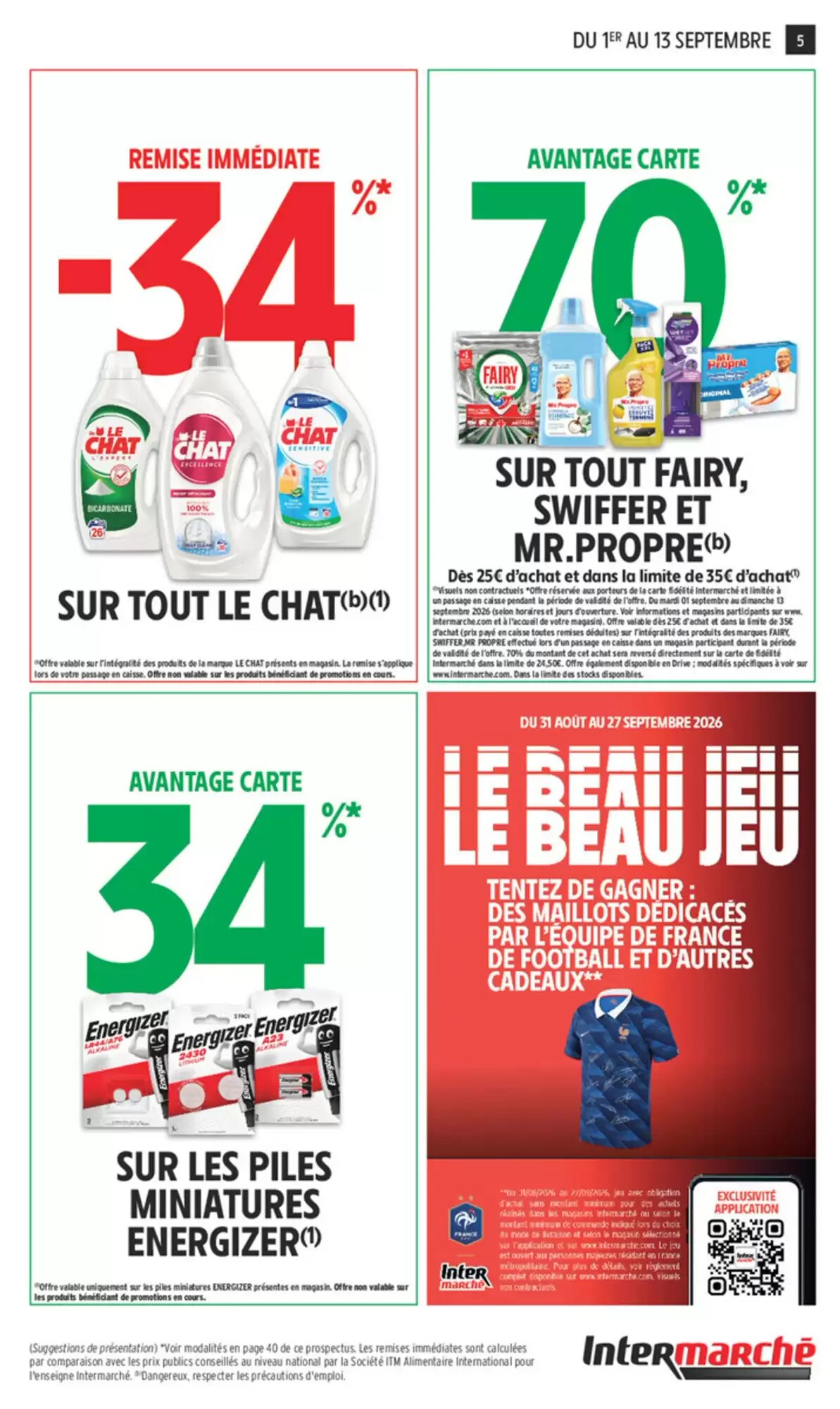 Prospectus promotionnel Intermarché valable à partir du 01/09/2026 - Page 5.
