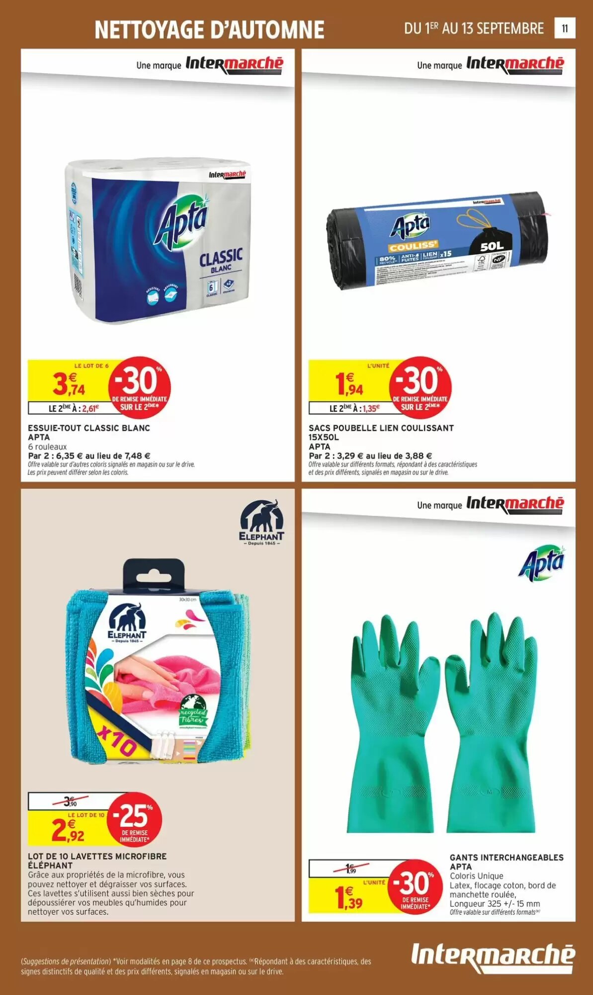 Prospectus promotionnel Intermarché valable à partir du 01/09/2026 - Page 11.