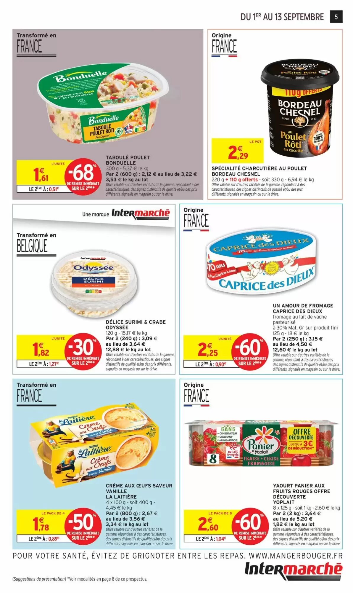 Prospectus promotionnel Intermarché valable à partir du 01/09/2026 - Page 5.