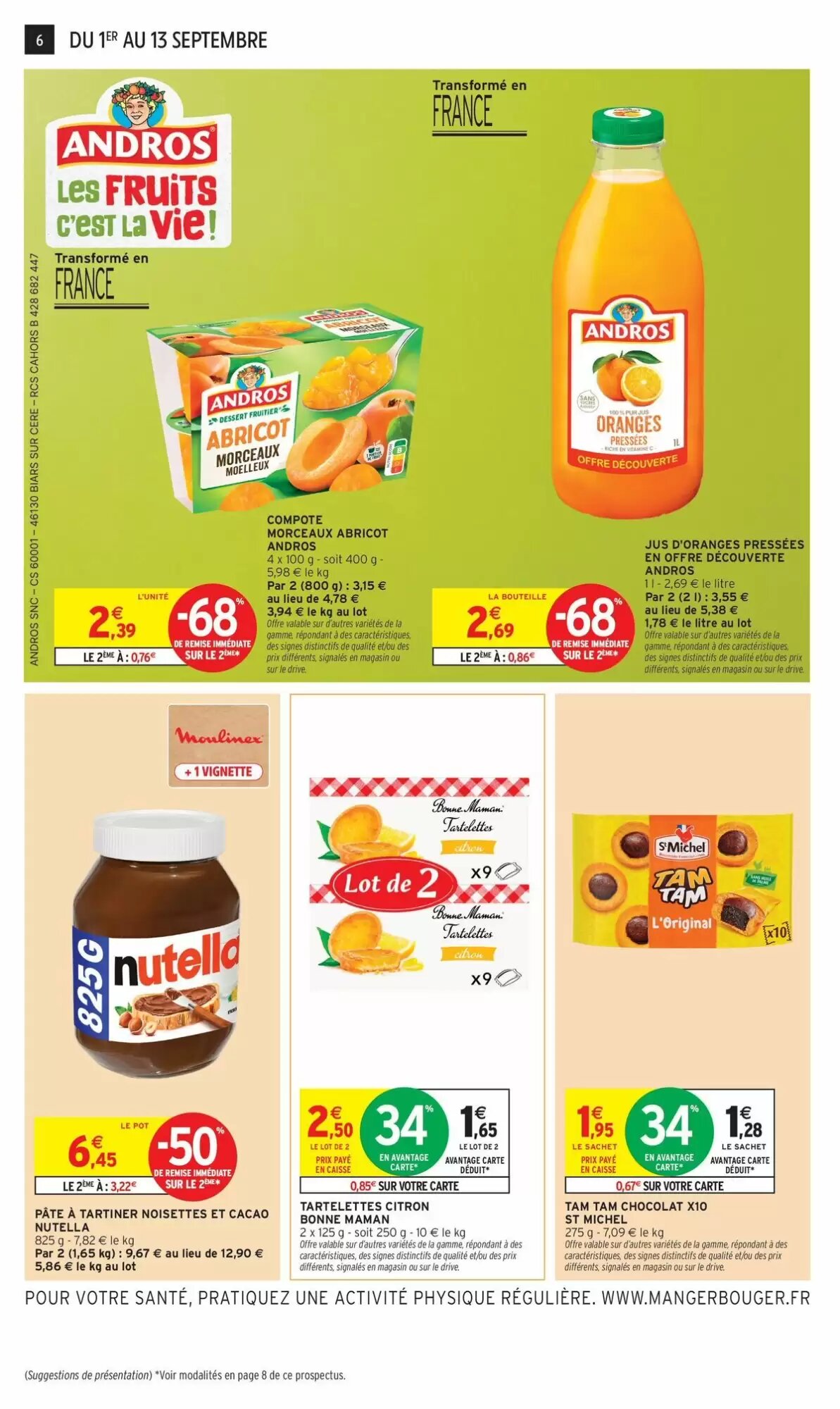 Prospectus promotionnel Intermarché valable à partir du 01/09/2026 - Page 6.