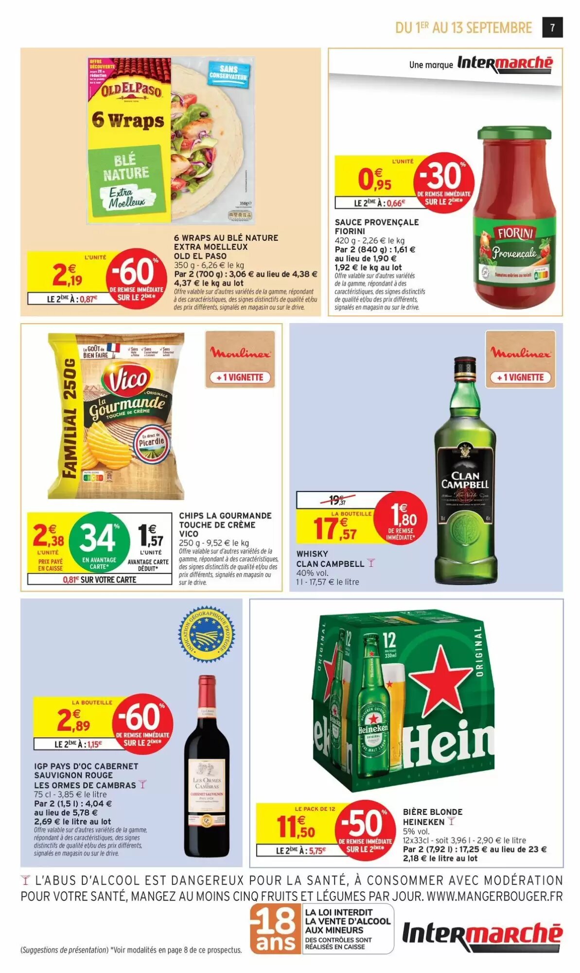 Prospectus promotionnel Intermarché valable à partir du 01/09/2026 - Page 7.