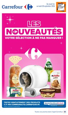 Prospectus promotionnel Carrefour valable à partir du 01/09/2026
