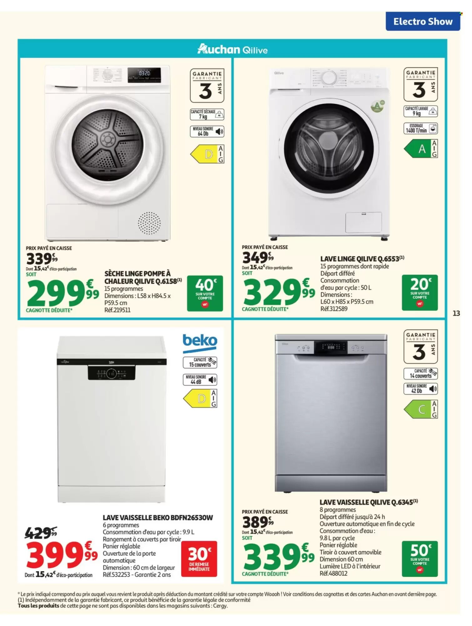 Prospectus promotionnel Auchan valable à partir du 01/09/2026 - Page 13.