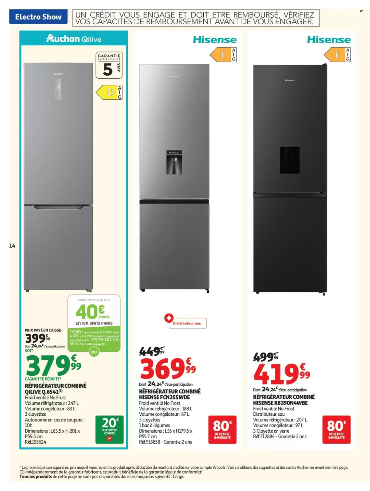 Prospectus promotionnel Auchan valable à partir du 01/09/2026 - Page 14.
