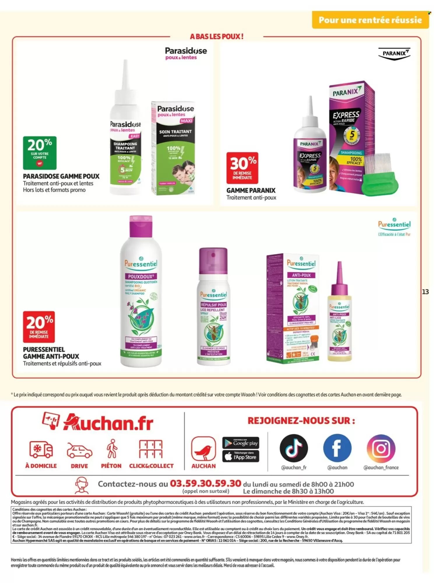 Prospectus promotionnel Auchan valable à partir du 01/09/2026 - Page 13.