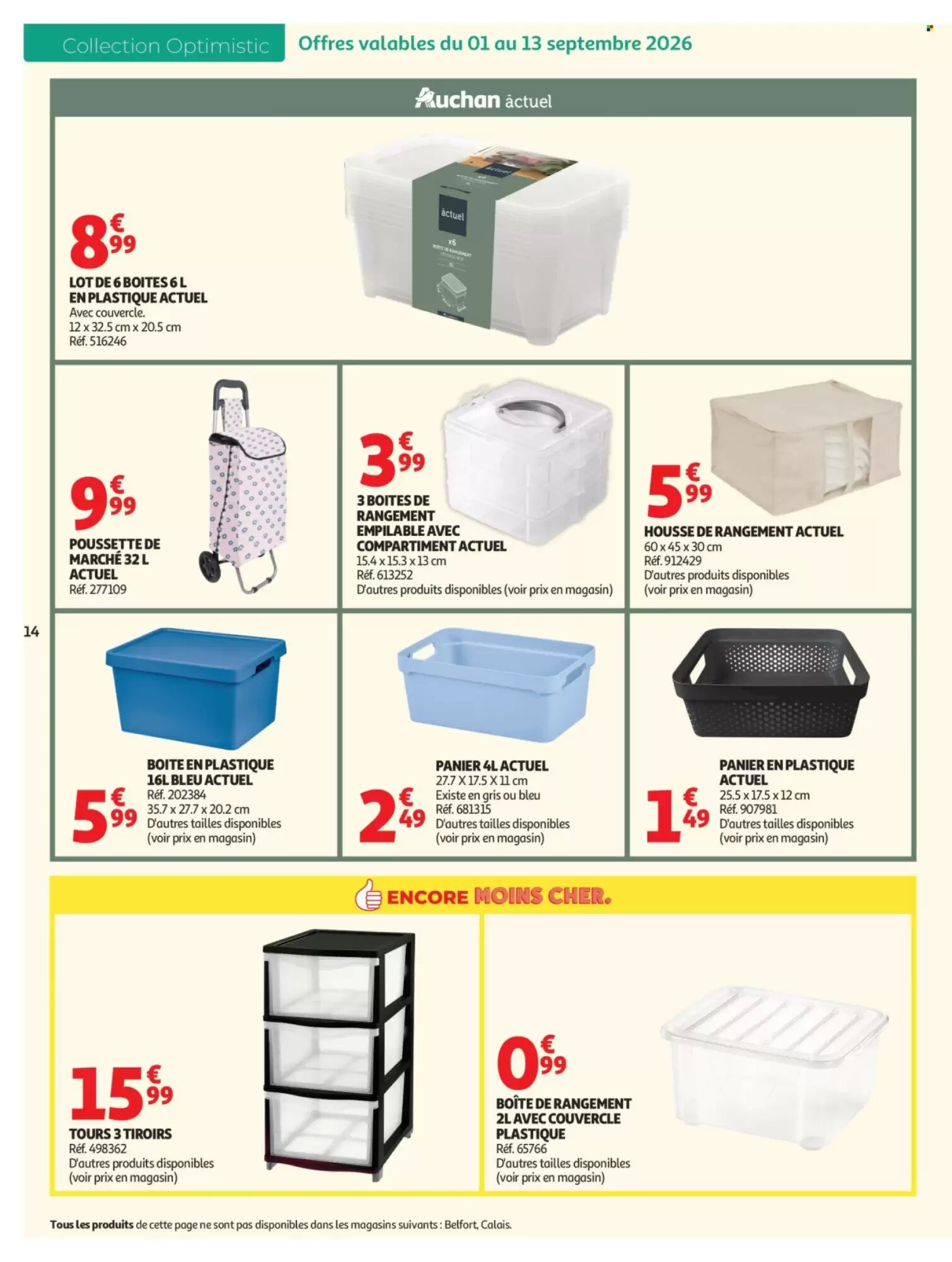 Prospectus promotionnel Auchan valable à partir du 01/09/2026 - Page 14.