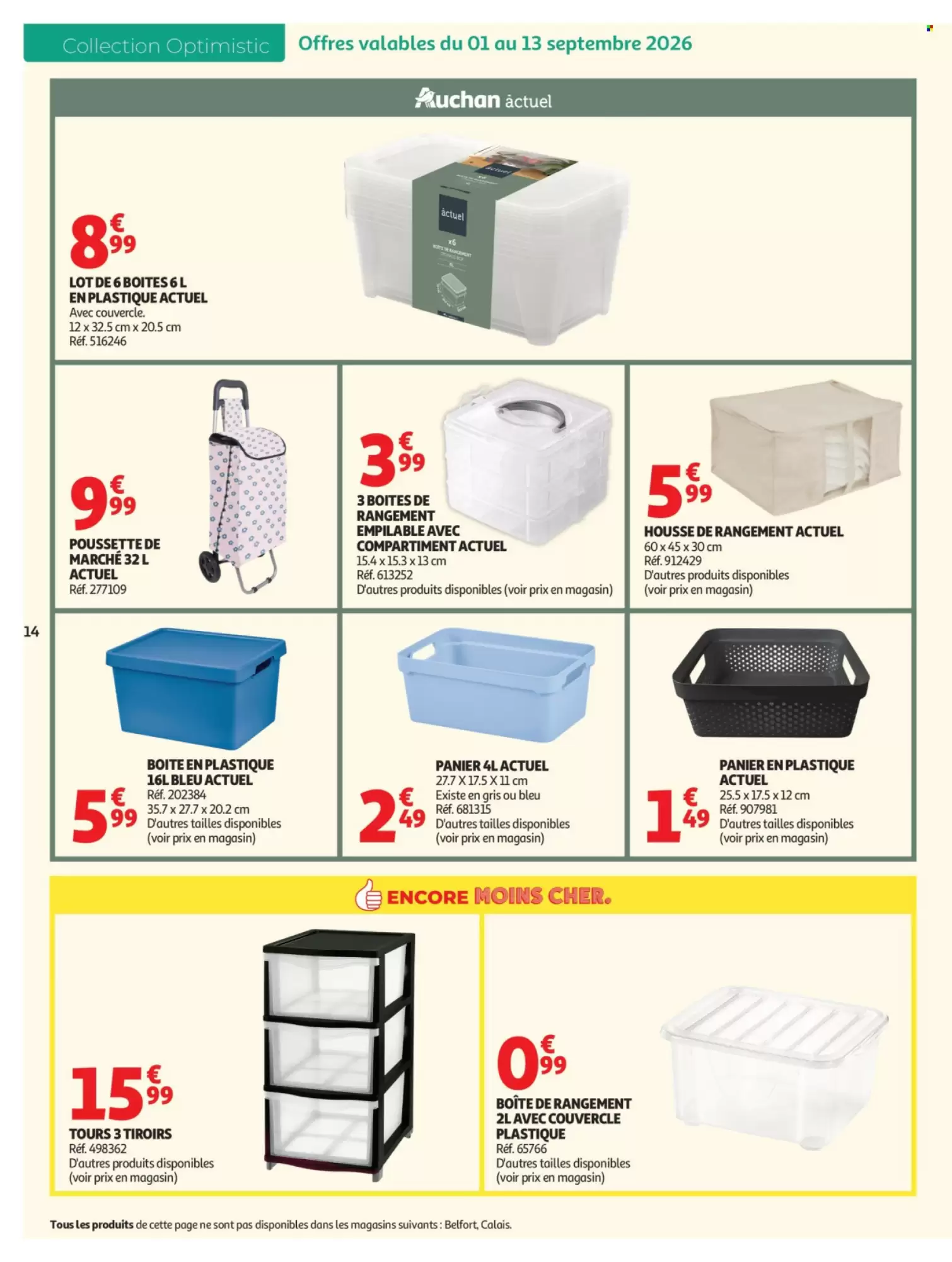 Prospectus promotionnel Auchan valable à partir du 01/09/2026 - Page 14.