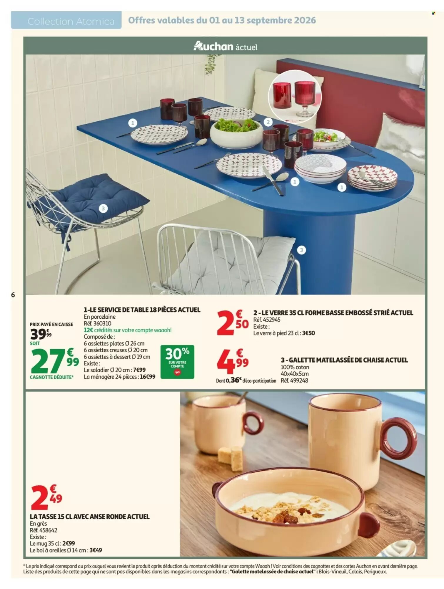 Prospectus promotionnel Auchan valable à partir du 01/09/2026 - Page 6.