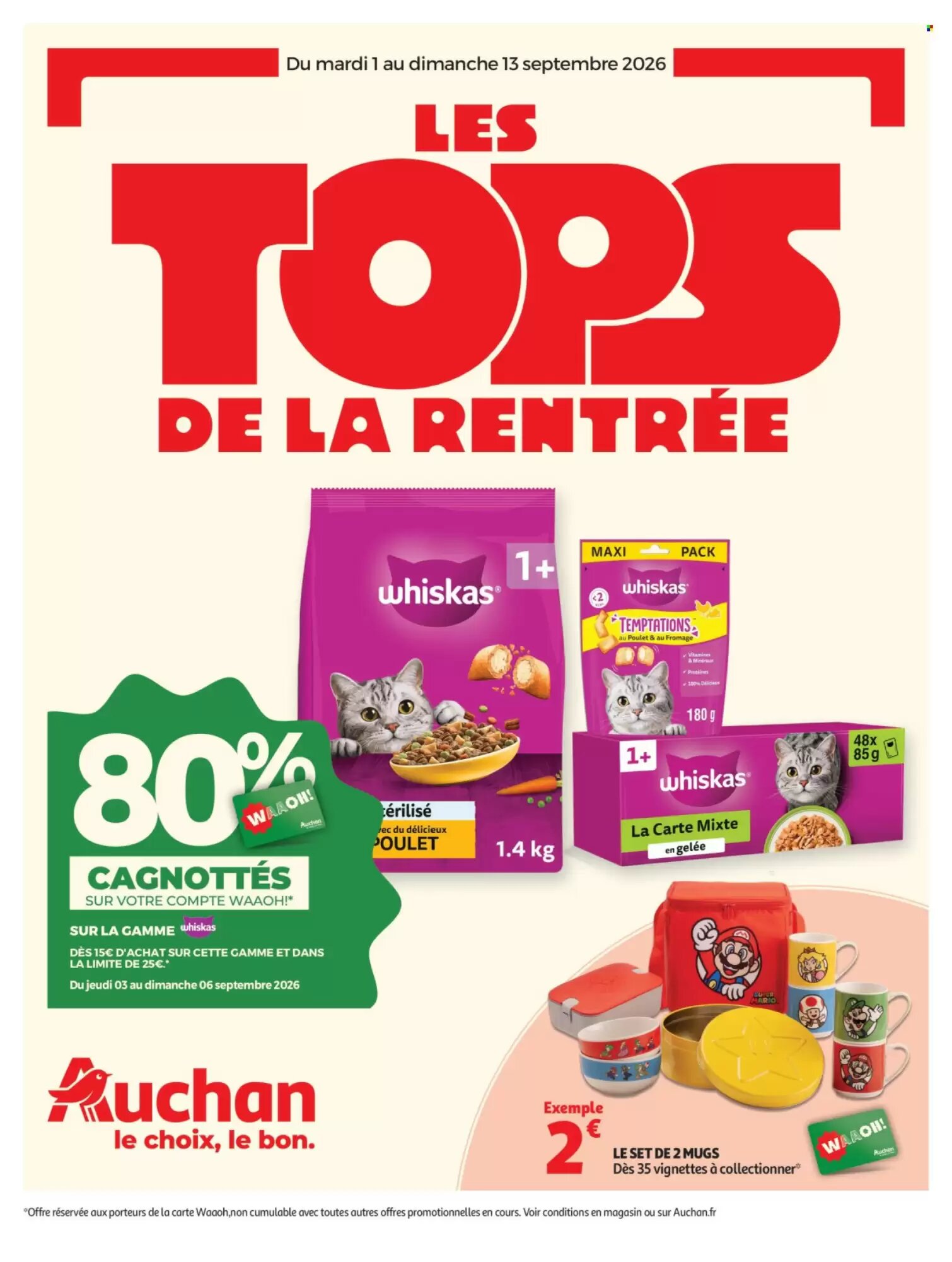 Prospectus promotionnel Auchan valable à partir du 01/09/2026 - Page 1.