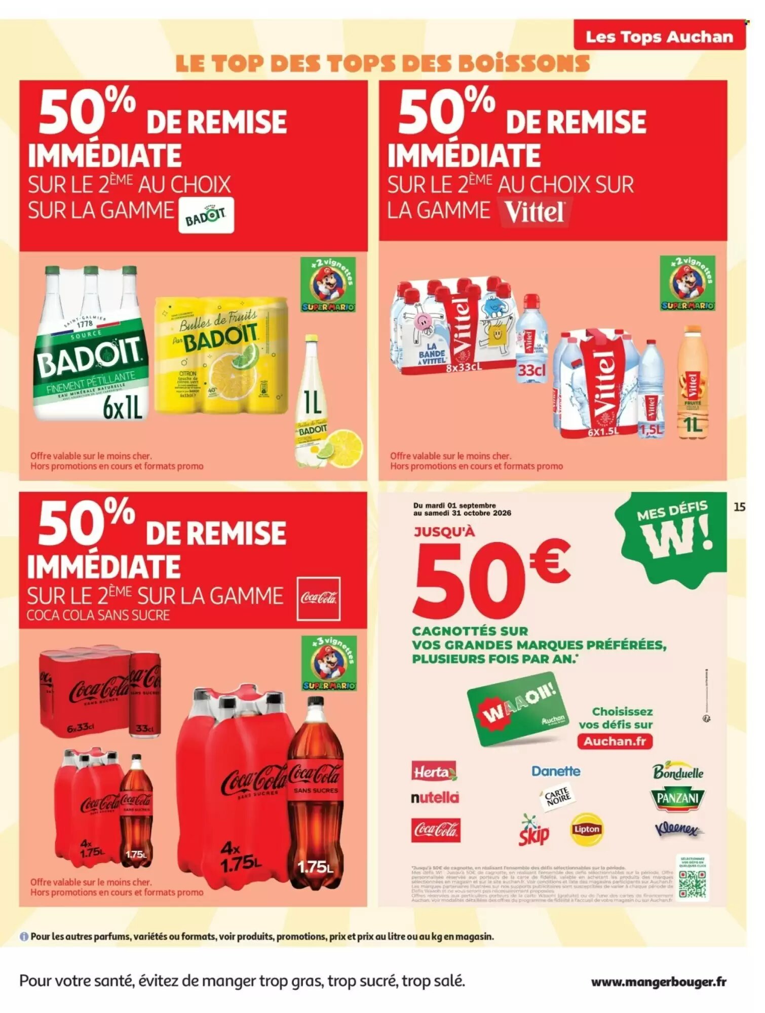 Prospectus promotionnel Auchan valable à partir du 01/09/2026 - Page 15.