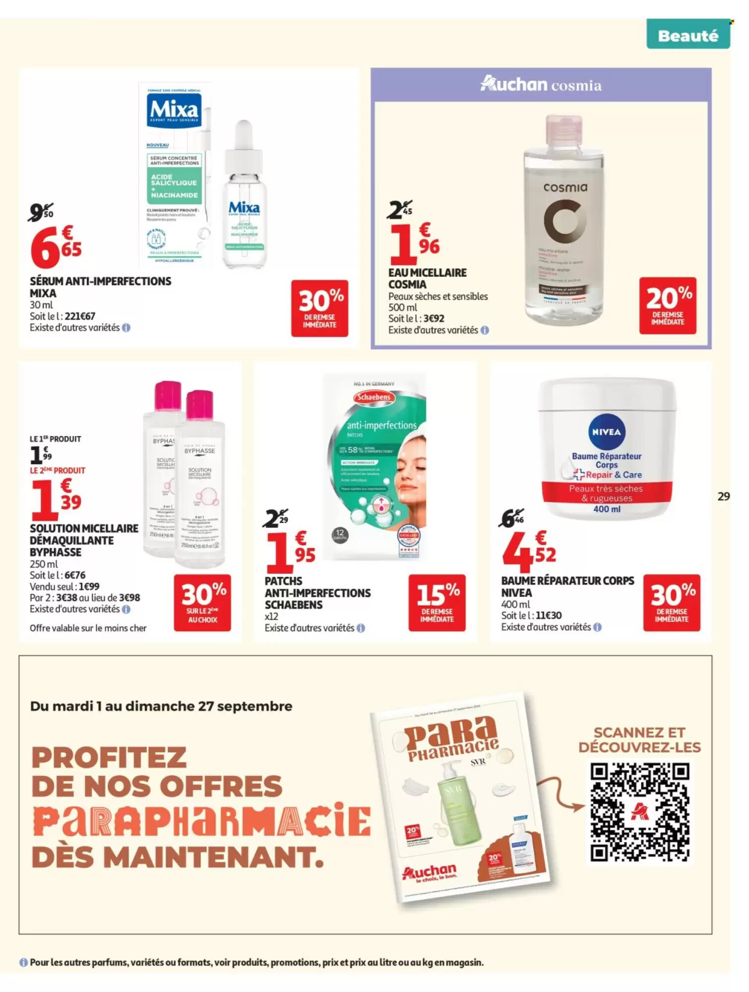 Prospectus promotionnel Auchan valable à partir du 01/09/2026 - Page 30.