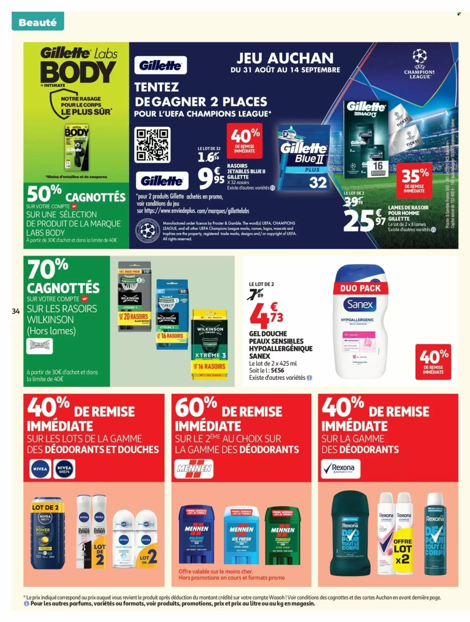 Prospectus promotionnel Auchan valable à partir du 01/09/2026 - Page 36.