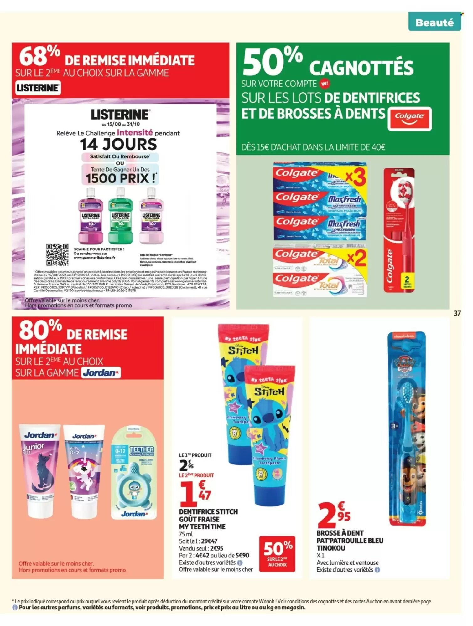 Prospectus promotionnel Auchan valable à partir du 01/09/2026 - Page 39.
