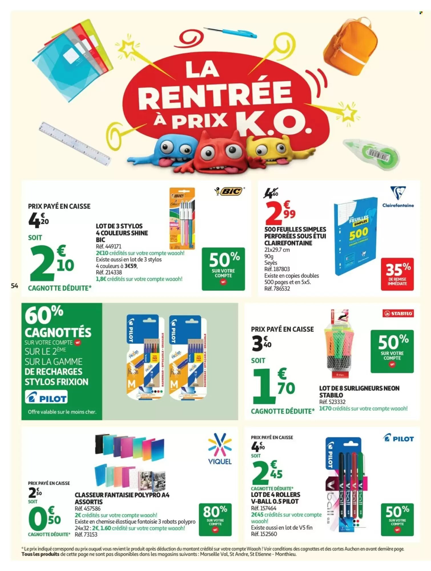 Prospectus promotionnel Auchan valable à partir du 01/09/2026 - Page 56.