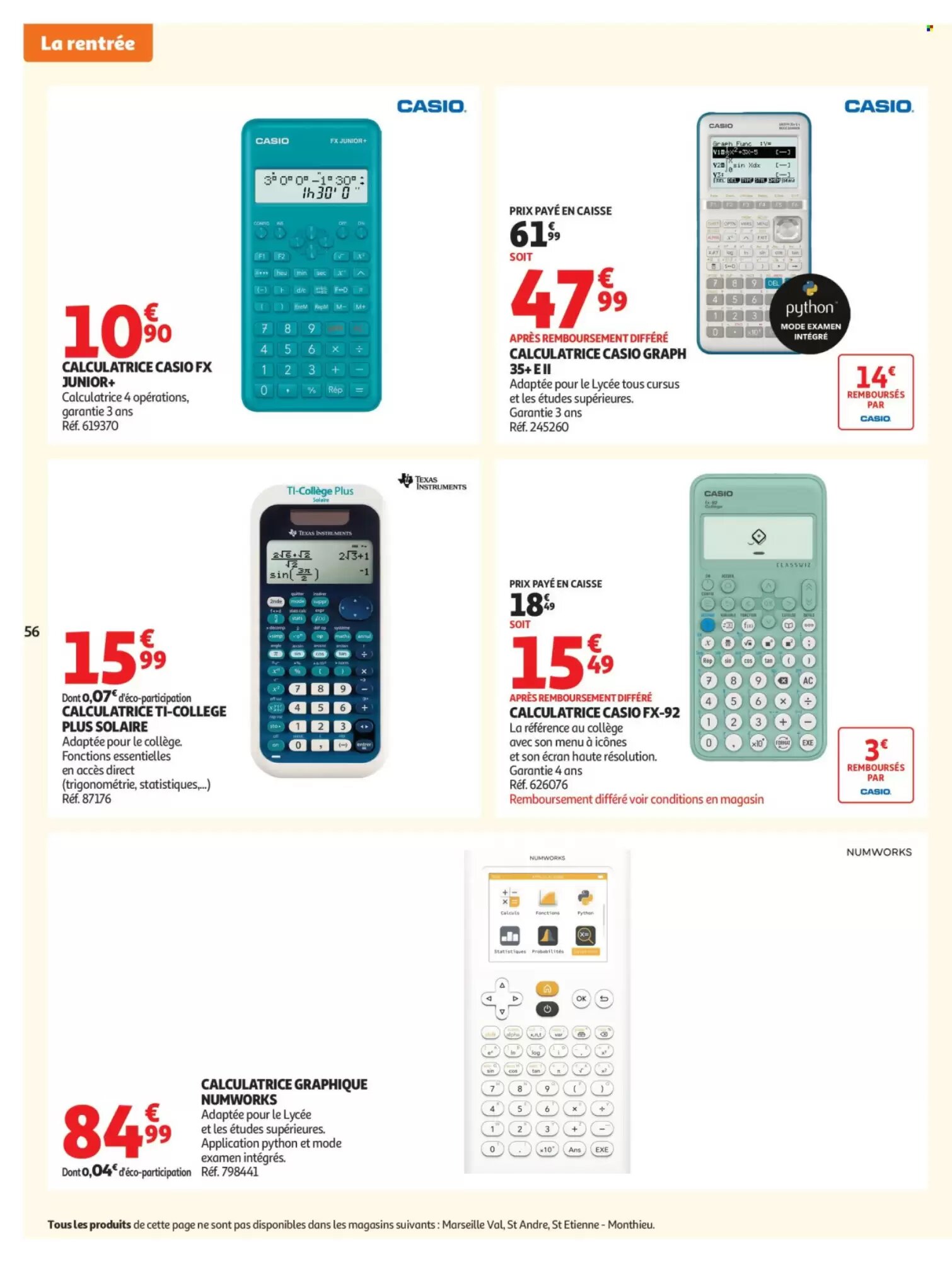 Prospectus promotionnel Auchan valable à partir du 01/09/2026 - Page 58.