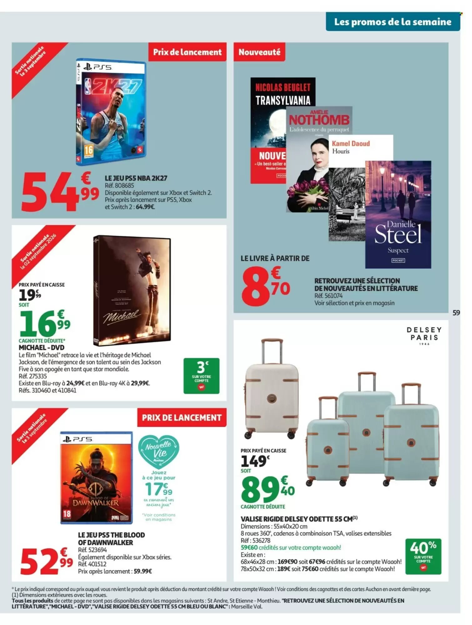 Prospectus promotionnel Auchan valable à partir du 01/09/2026 - Page 61.