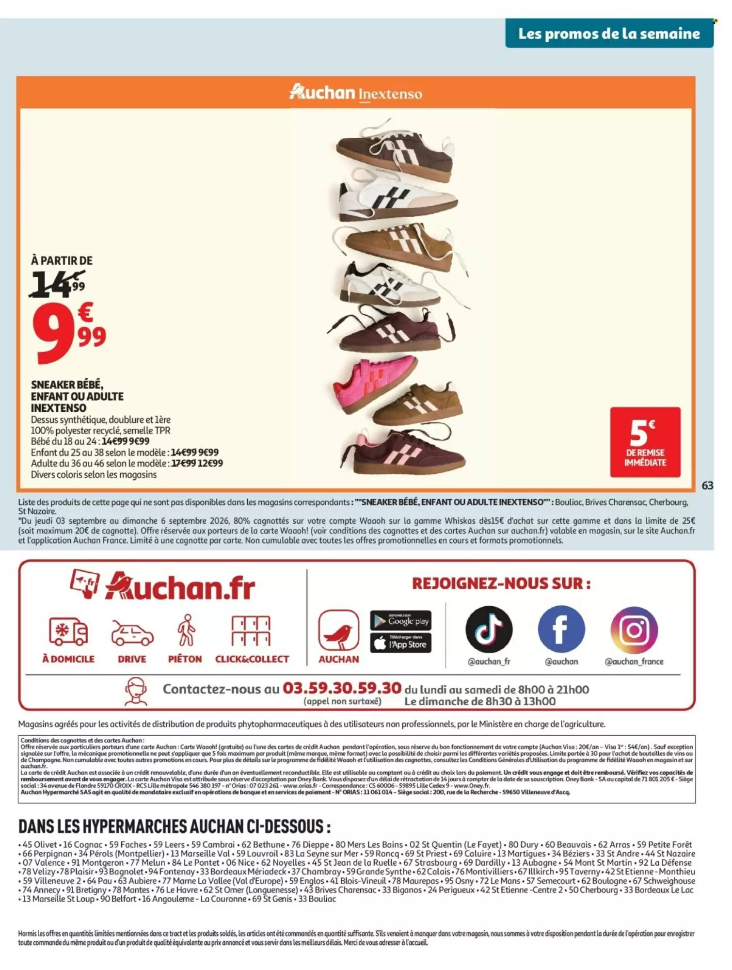 Prospectus promotionnel Auchan valable à partir du 01/09/2026 - Page 65.