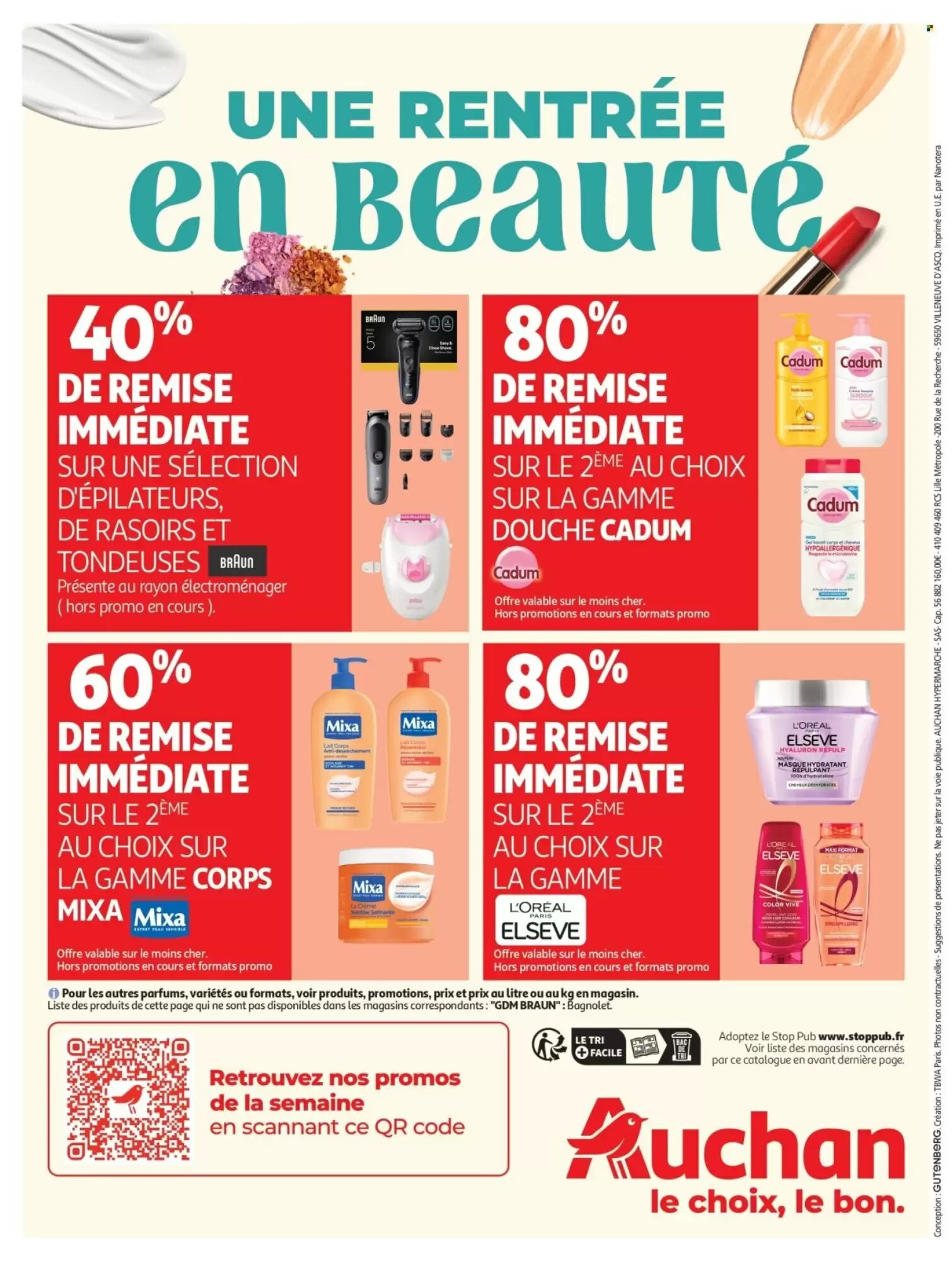 Prospectus promotionnel Auchan valable à partir du 01/09/2026 - Page 66.