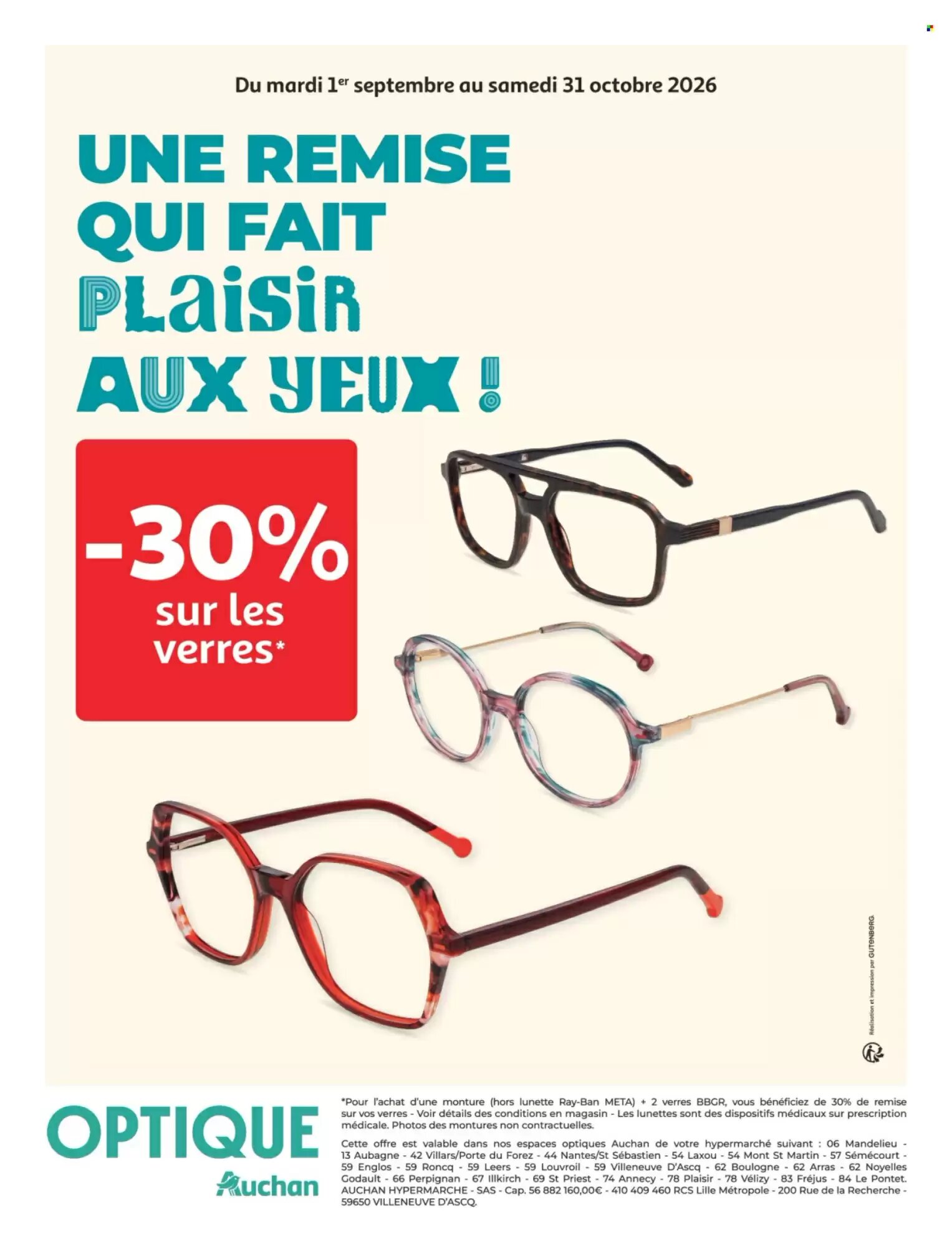 Prospectus promotionnel Auchan valable à partir du 01/09/2026 - Page 69.